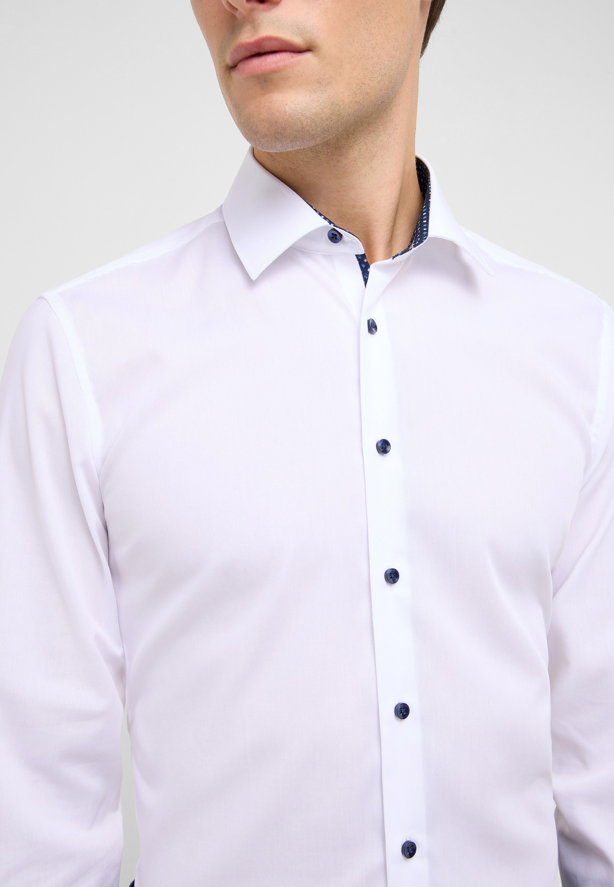 Thumbnail - Eterna Langarmhemd "SLIM FIT" NON IRON (bügelfrei)