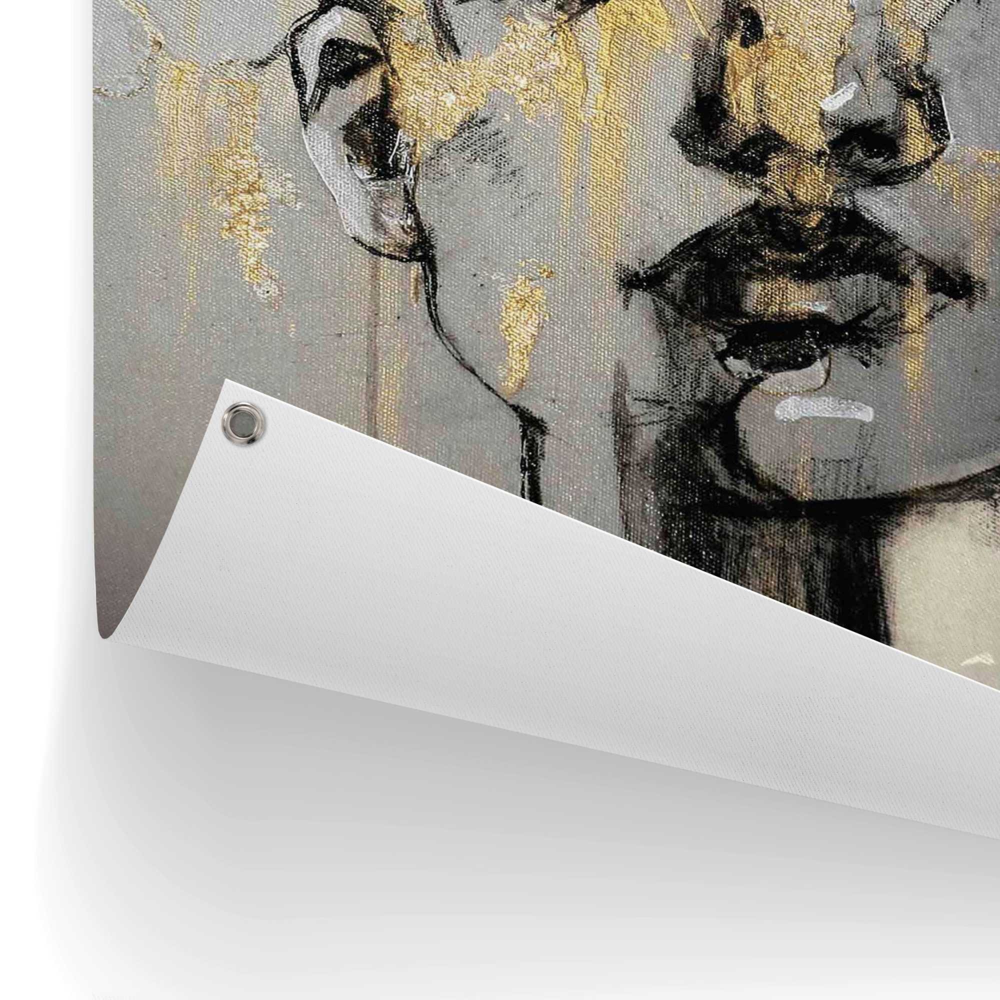 Thumbnail - Reinders Poster "Goldenes Gesicht", Outdoor für Garten oder Balkon