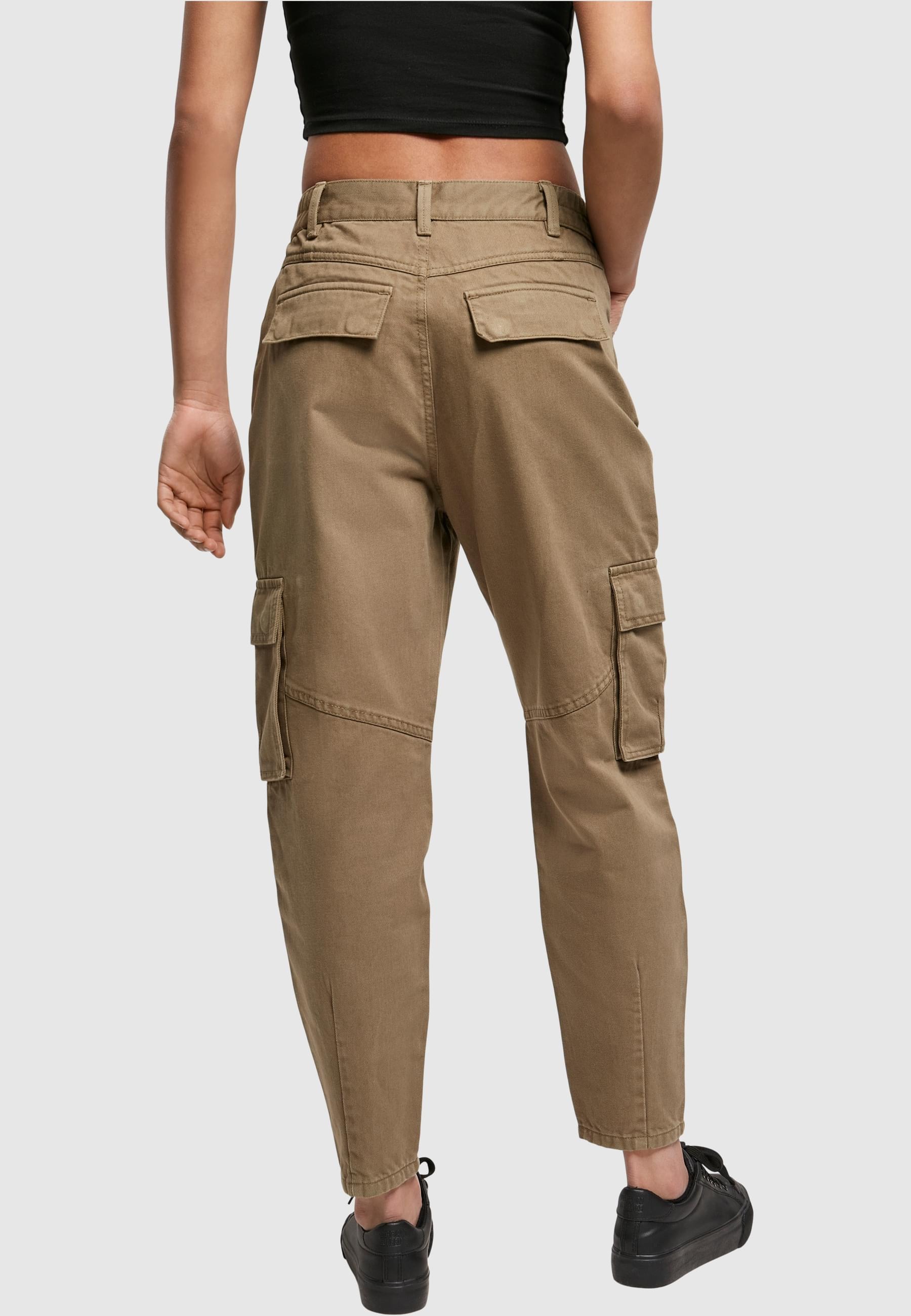 URBAN CLASSICS Cargohose »Urban Classics Damen Ladies Ballon Fit Cargo Twill Pants«, (1 tlg.)