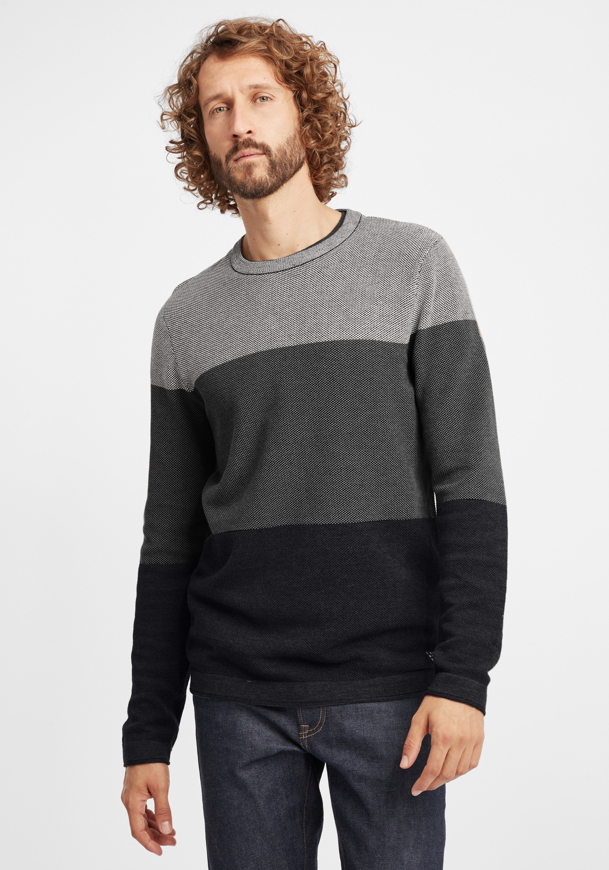Blend Strickfleece-Pullover »Strickpullover BHSabino«