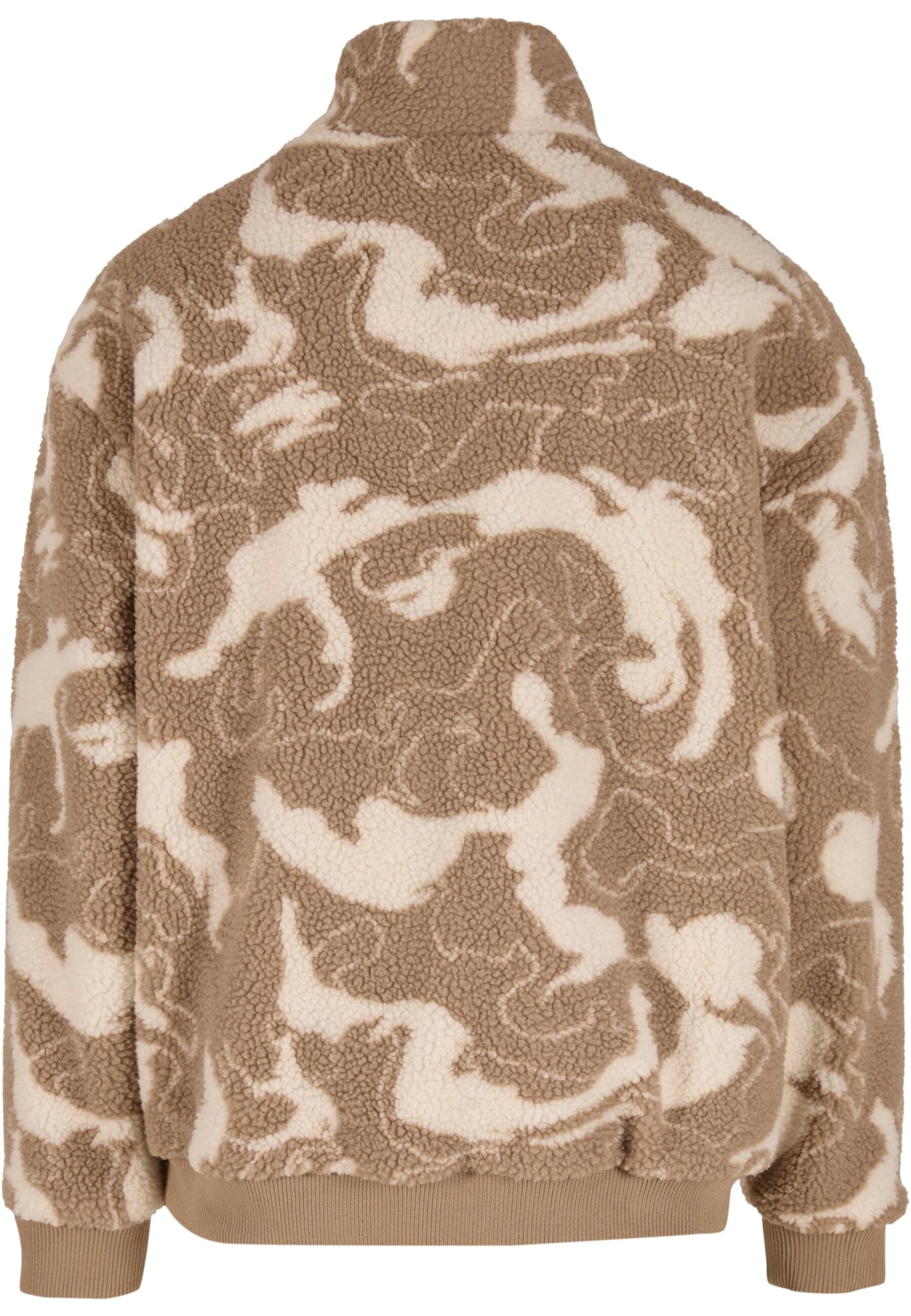 URBAN CLASSICS Sweater »Urban Classics Oversized Pattern Teddy Troyer«, (1 tlg.)