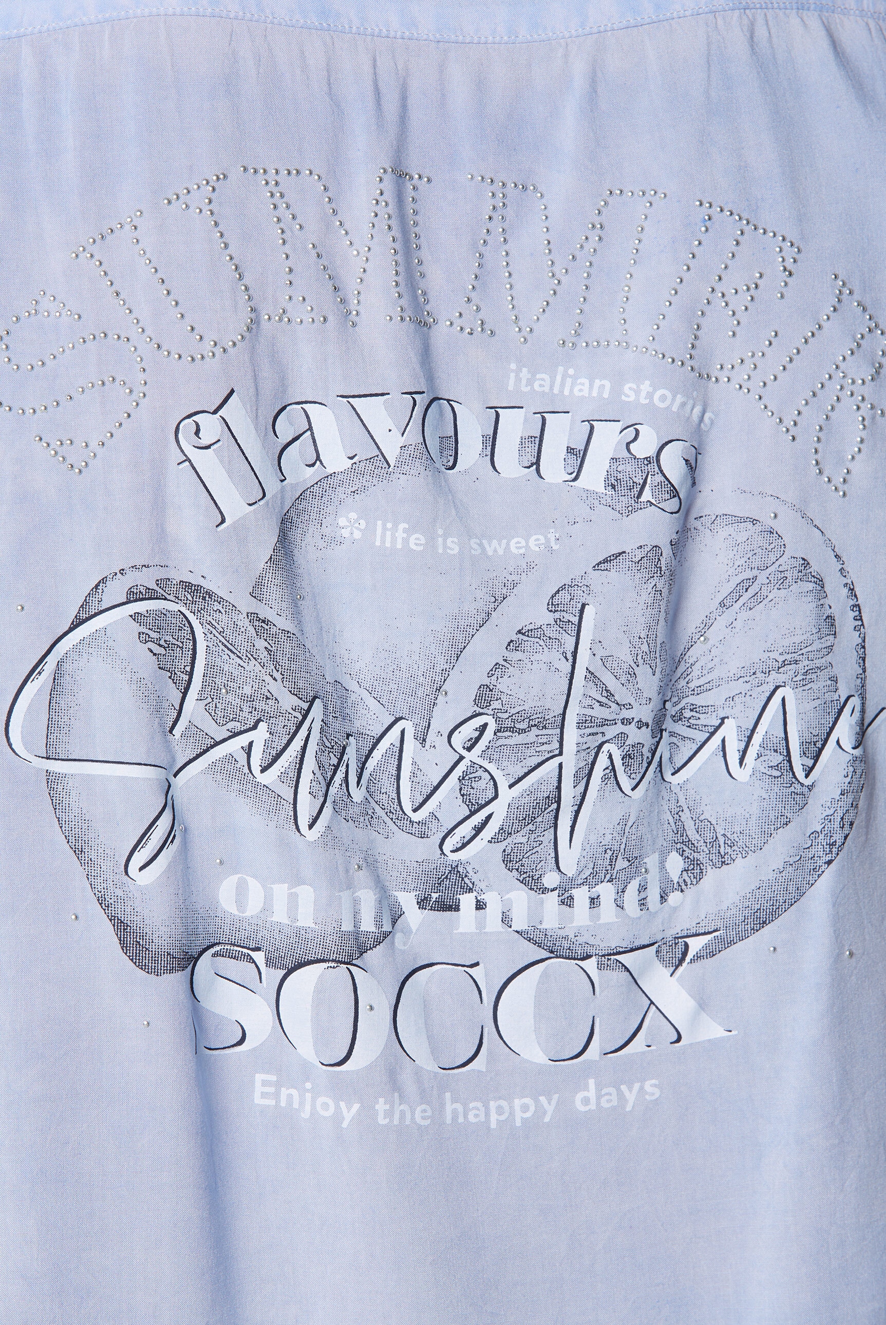 SOCCX Schlupfbluse, mit Gummizug