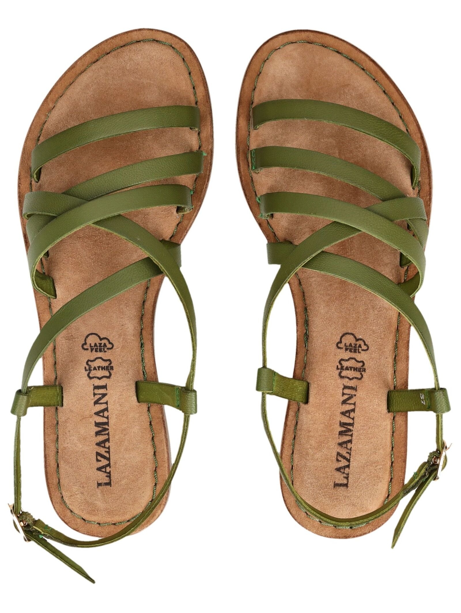 Lazamani Riemchensandale »Lazamani Sandalen Leder/Textil«