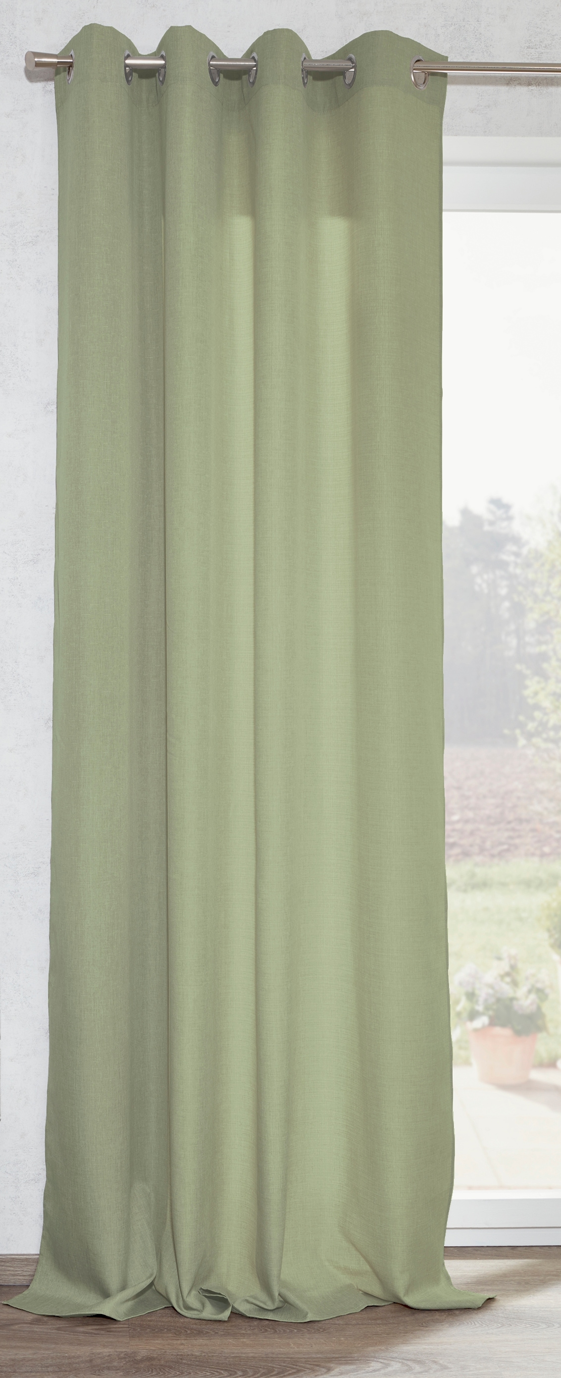 my home Vorhang "Velonia" Ösen 1 Stk. tlg. stilvoll, funktional und pflegel günstig online kaufen