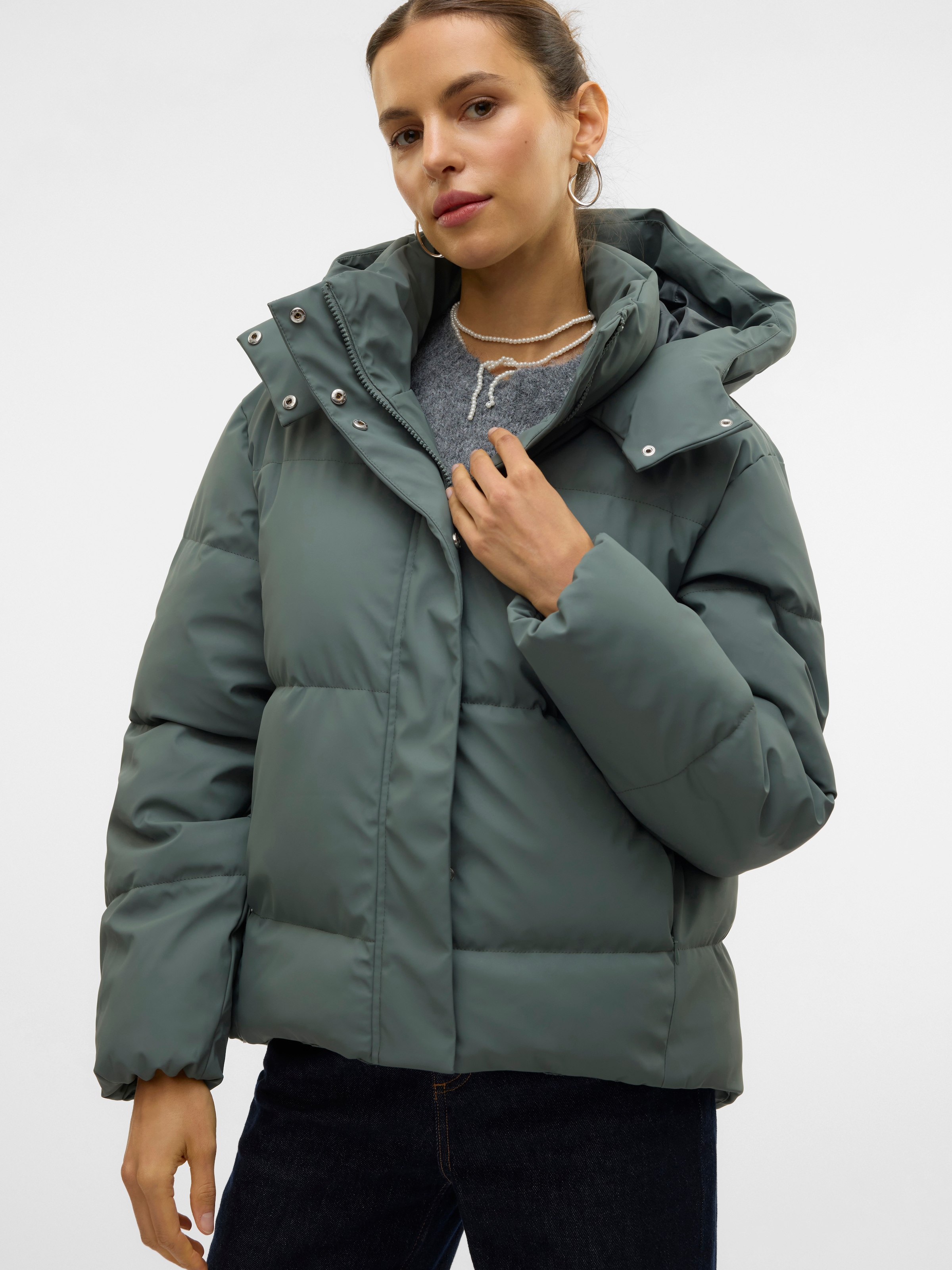Vero Moda Steppjacke "VMGRETAKYLIE SHORT COATED JACKET NOOS" mitKapuze günstig online kaufen