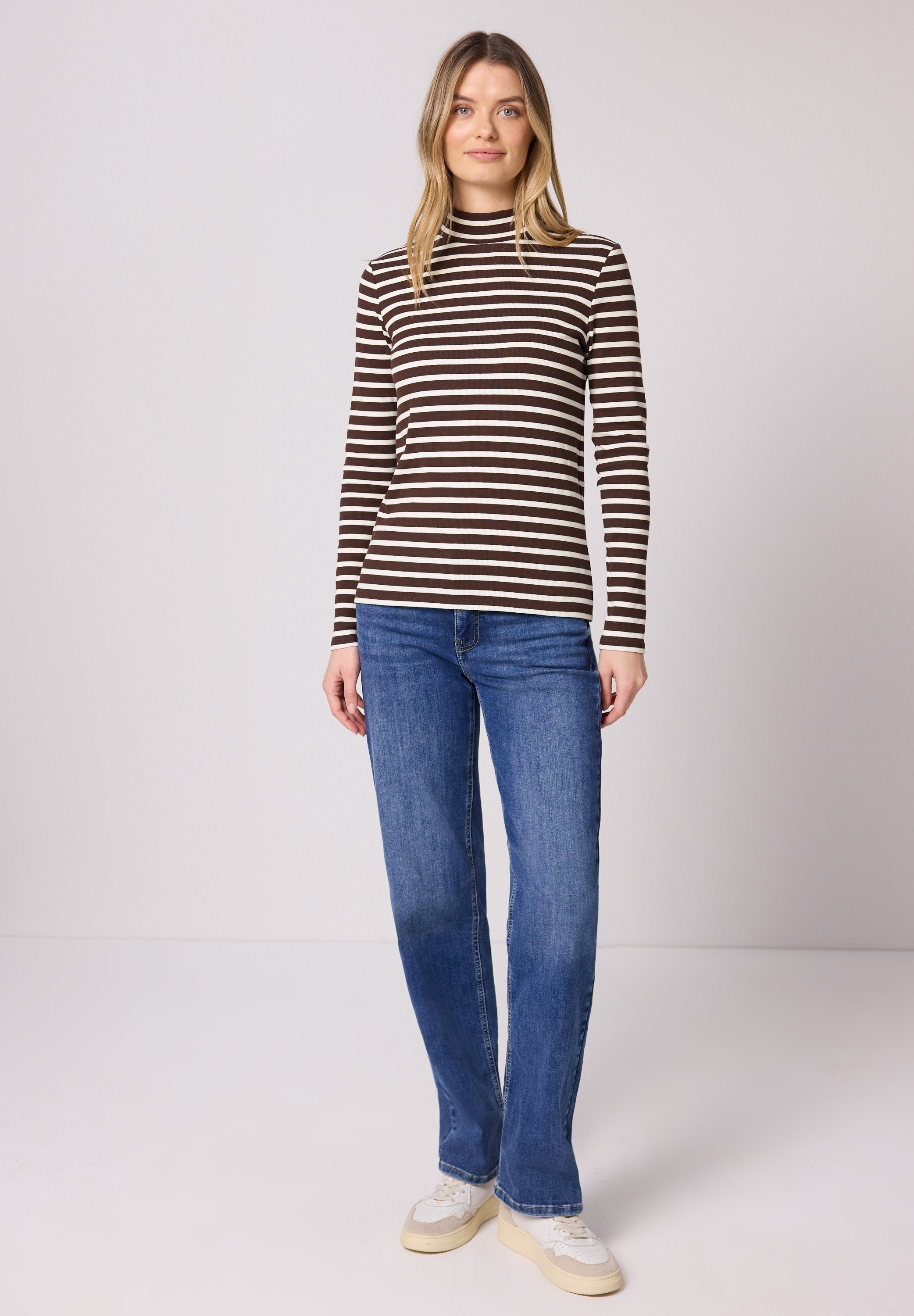 STREET ONE Langarmshirt mit Turtleneck