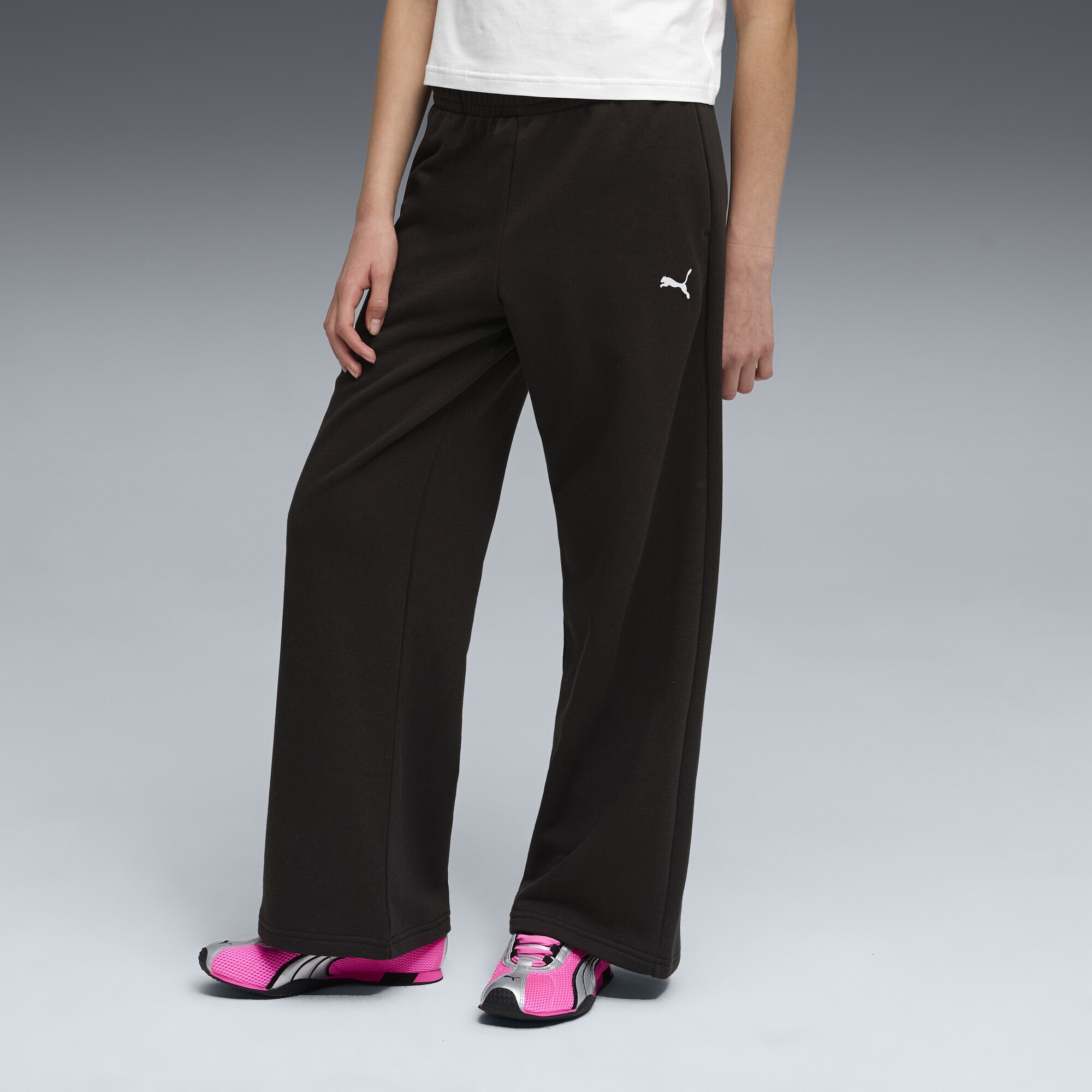 PUMA Sporthose »Essentials Hose mit weitem Bein Mädchen«