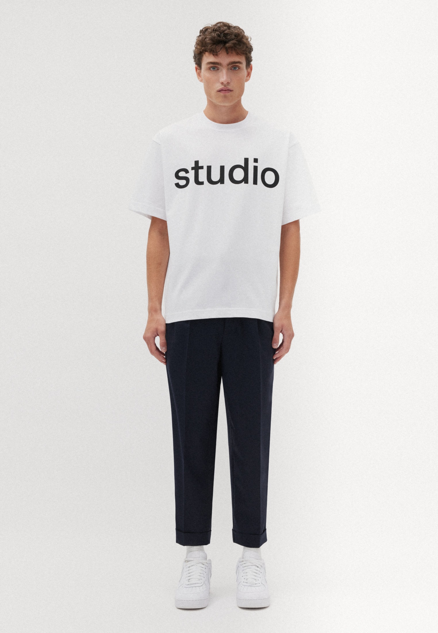 studio seidensticker T-Shirt »Studio« 1/2 Rundhals