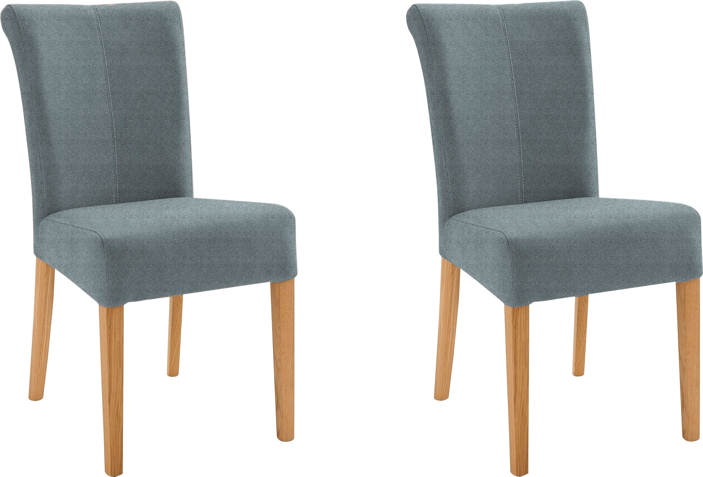 Home affaire 4-Fußstuhl "Barcelona" (Set) 2 Stk.Stuhlbeine aus Massivholz, günstig online kaufen