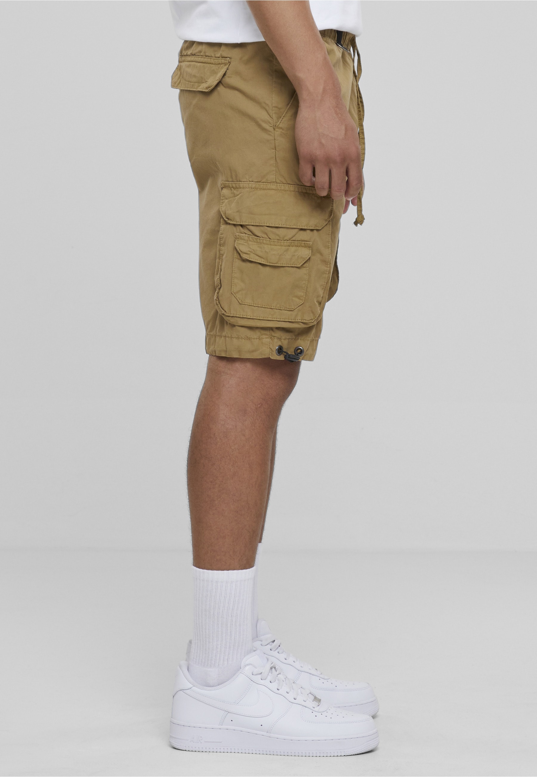 URBAN CLASSICS Stoffhose »Urban Classics Herren Double Pocket Cargo Shorts«