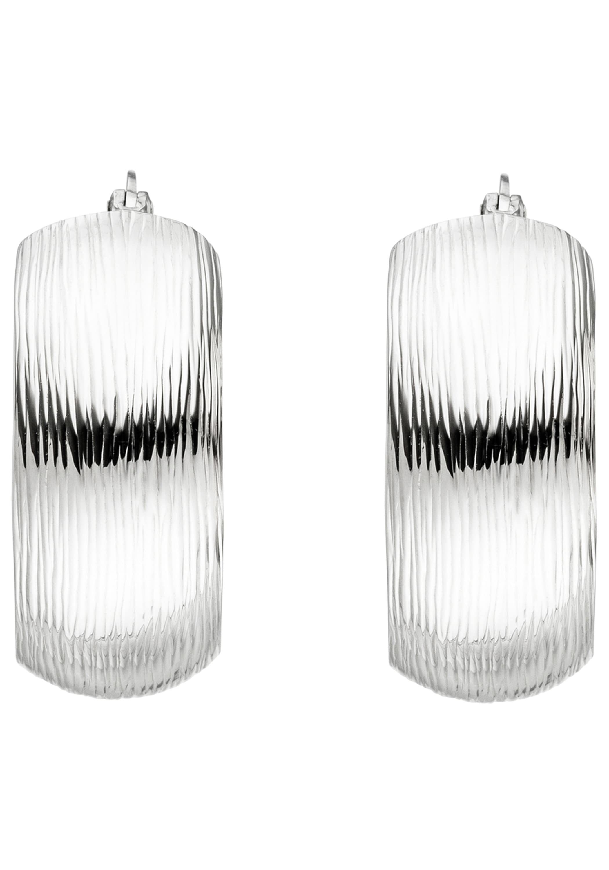 JOBO Paar Creolen breit 925 Silber