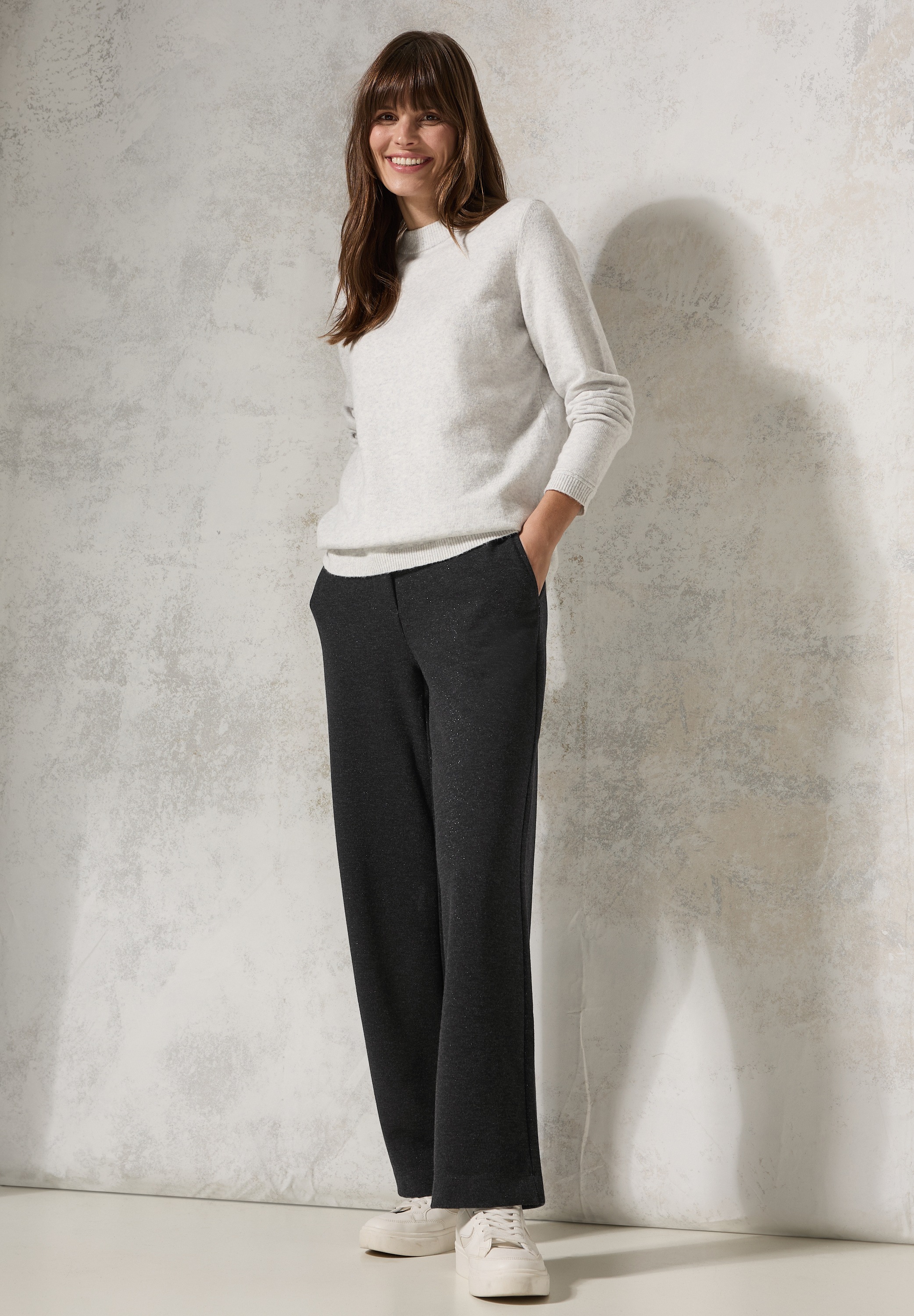 Cecil Culotte »Style Neele«, Sommerhose mit Glitzer-Details