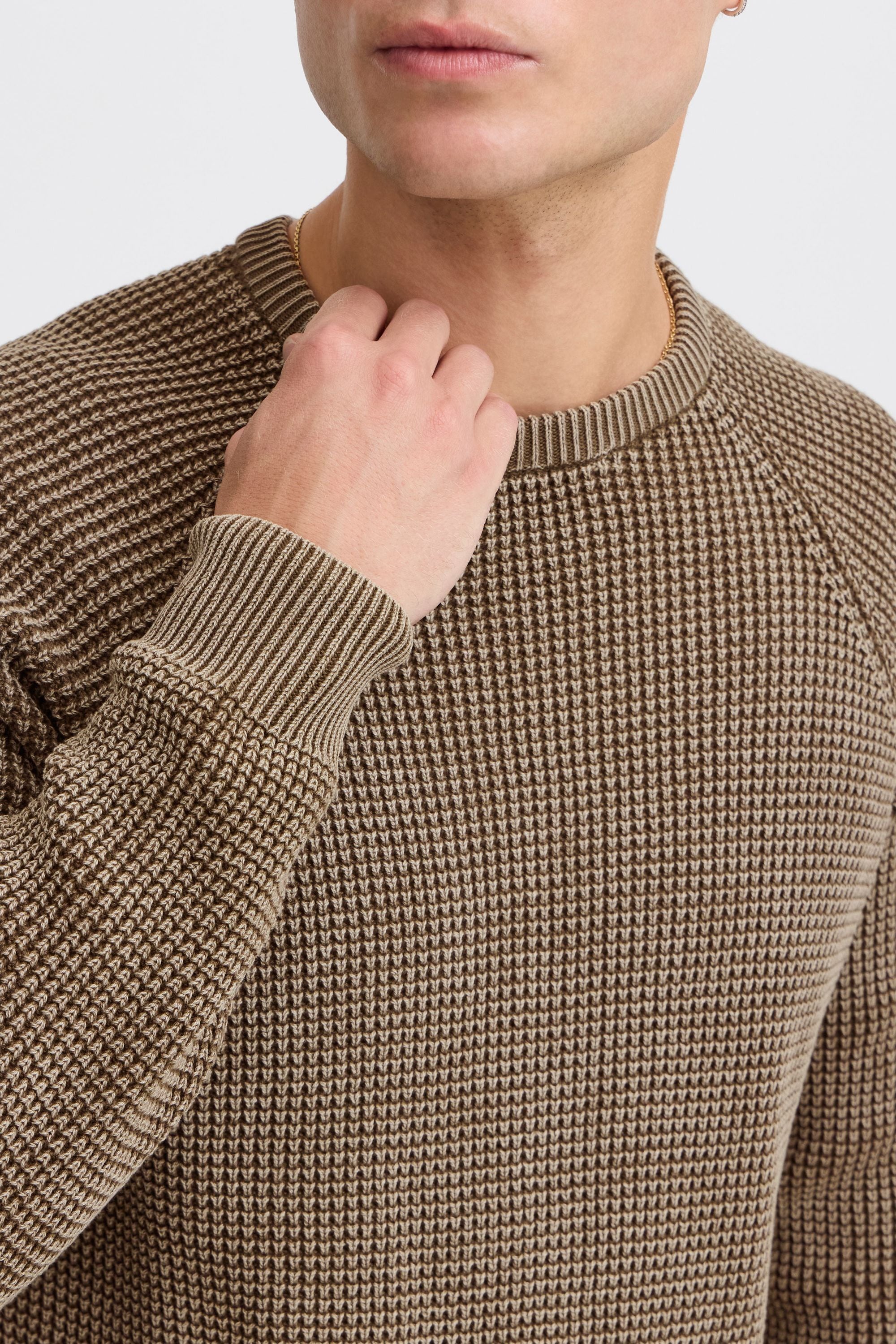 Indicode Strickfleece-Pullover »Strickpullover IDRockford«