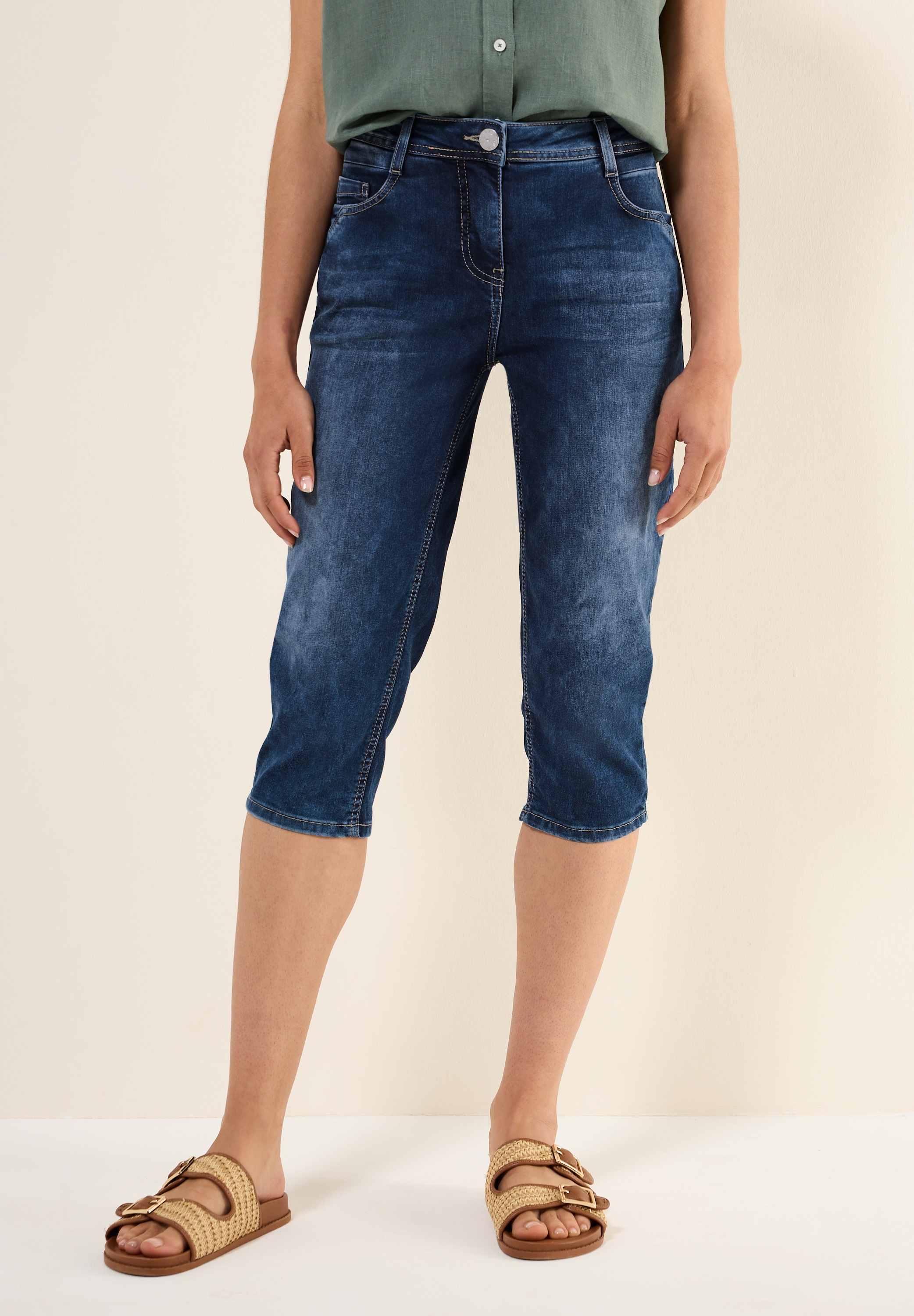 Cecil Slim-fit-Jeans, High Waist günstig online kaufen