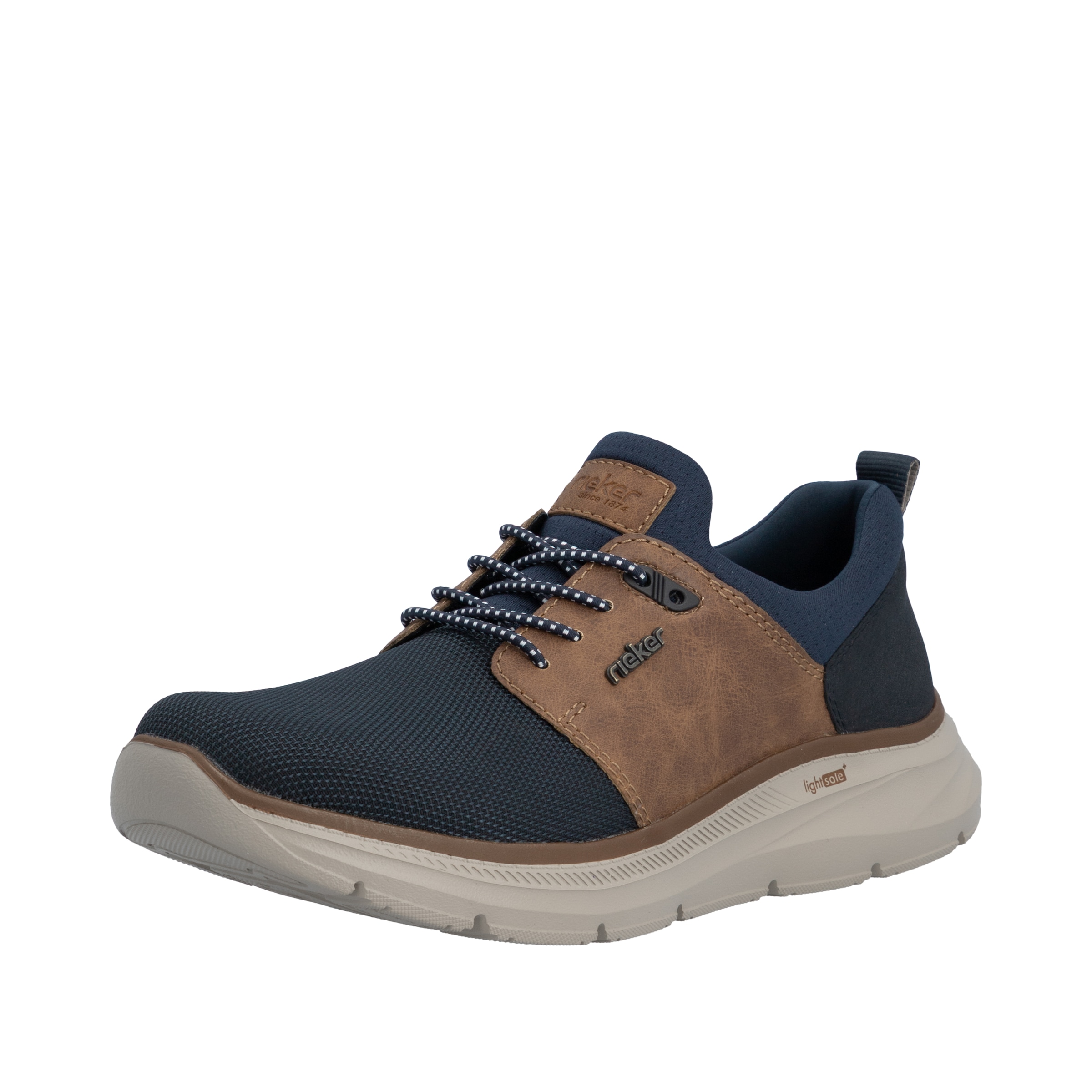 Rieker Slip-On Sneaker Schlupfschuh, Halbschuh, Freizeitsneaker mit Gummizug, schmale Form