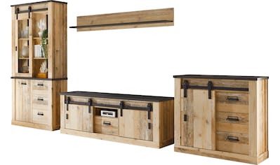 Premium collection by Home affaire Wohnwand »SHERWOOD«, (4 St.), in modernem Holz... kaufen