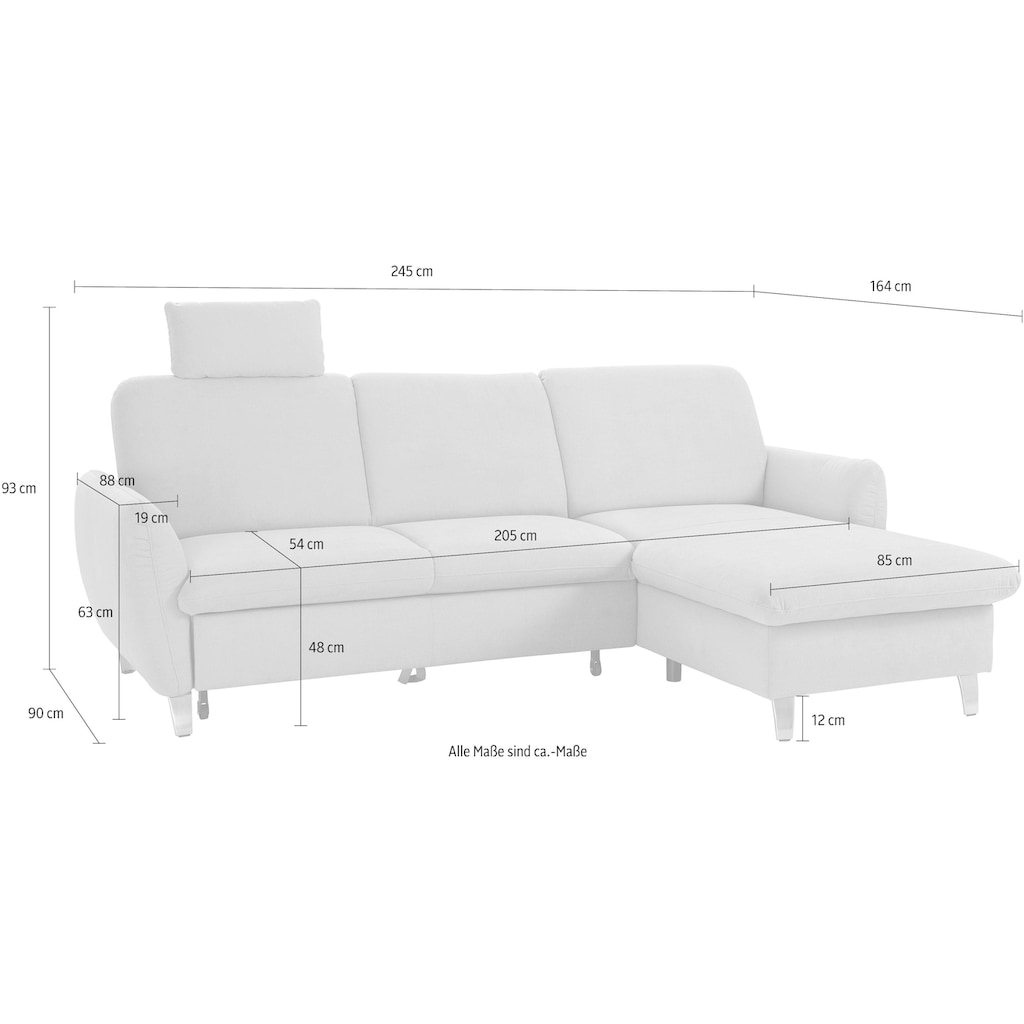 sit&more Ecksofa »Daytona«