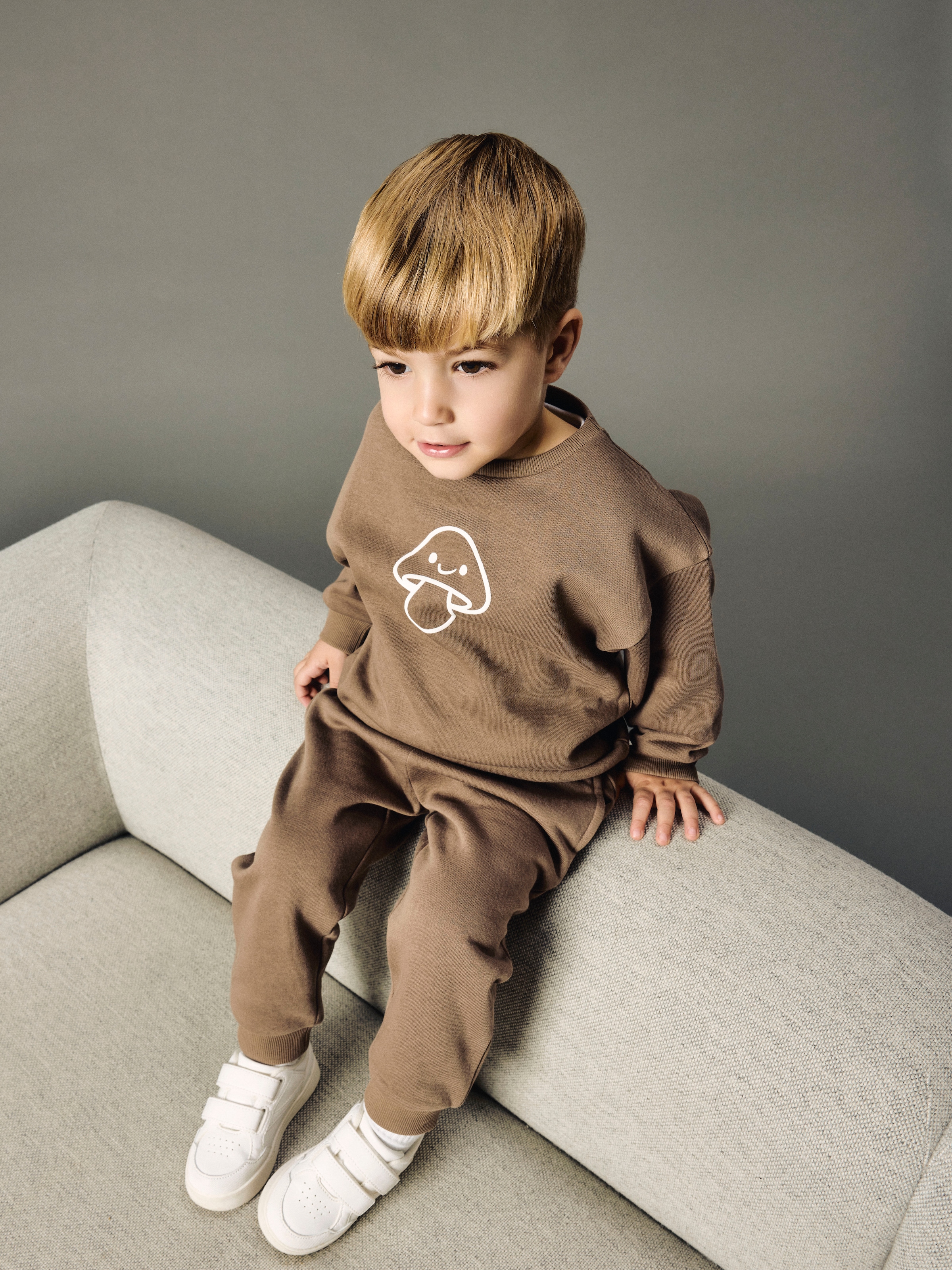 Name It Sweatshirt »NMNRILEY LS RLX SWEAT BRU NOOS«, Baumwollmischung
