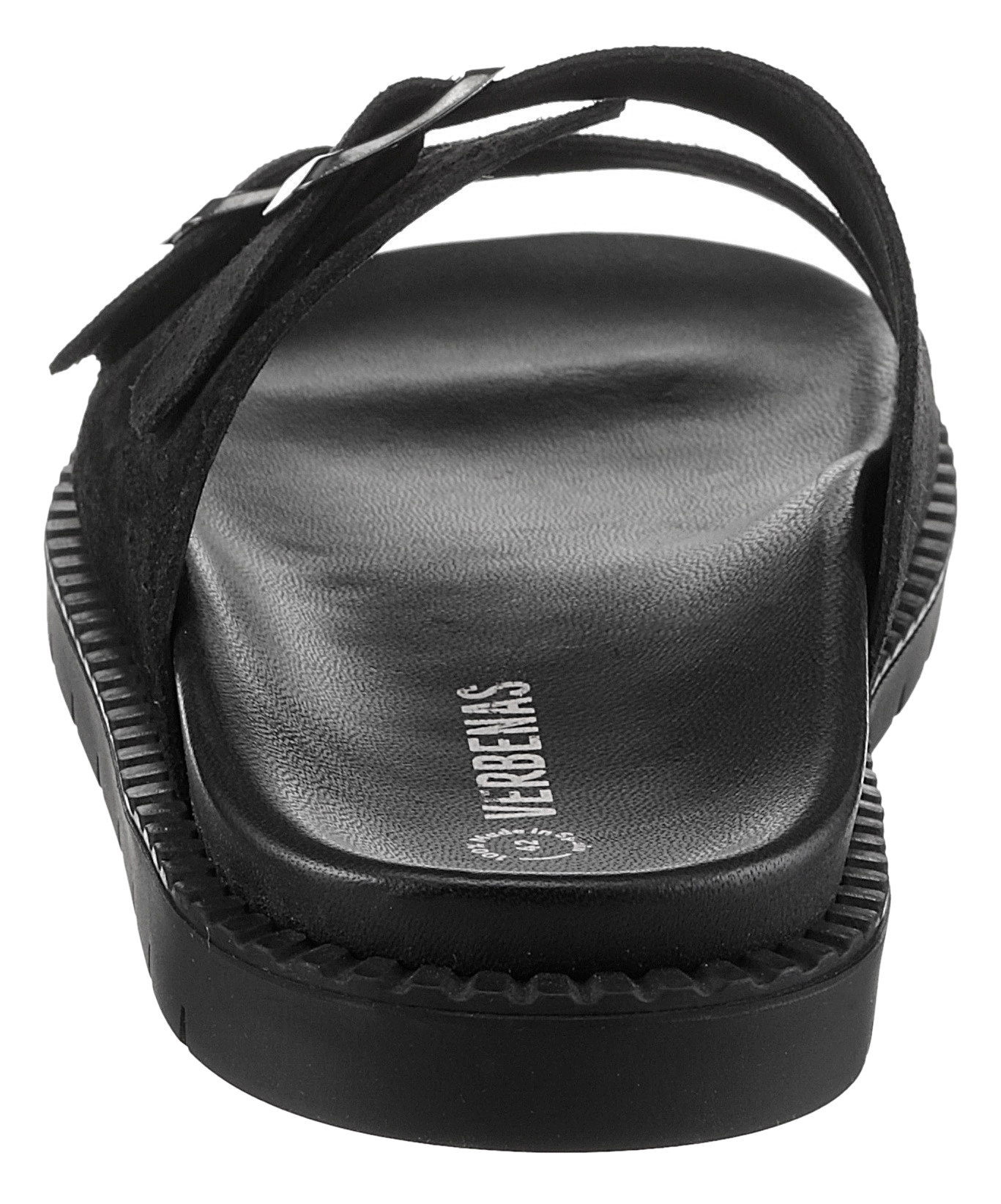 VERBENAS Pantolette »Capri Serraje«, Sommerschuh, Schlappen, Hausschuh, Urlaubschuh aus feinem Leder