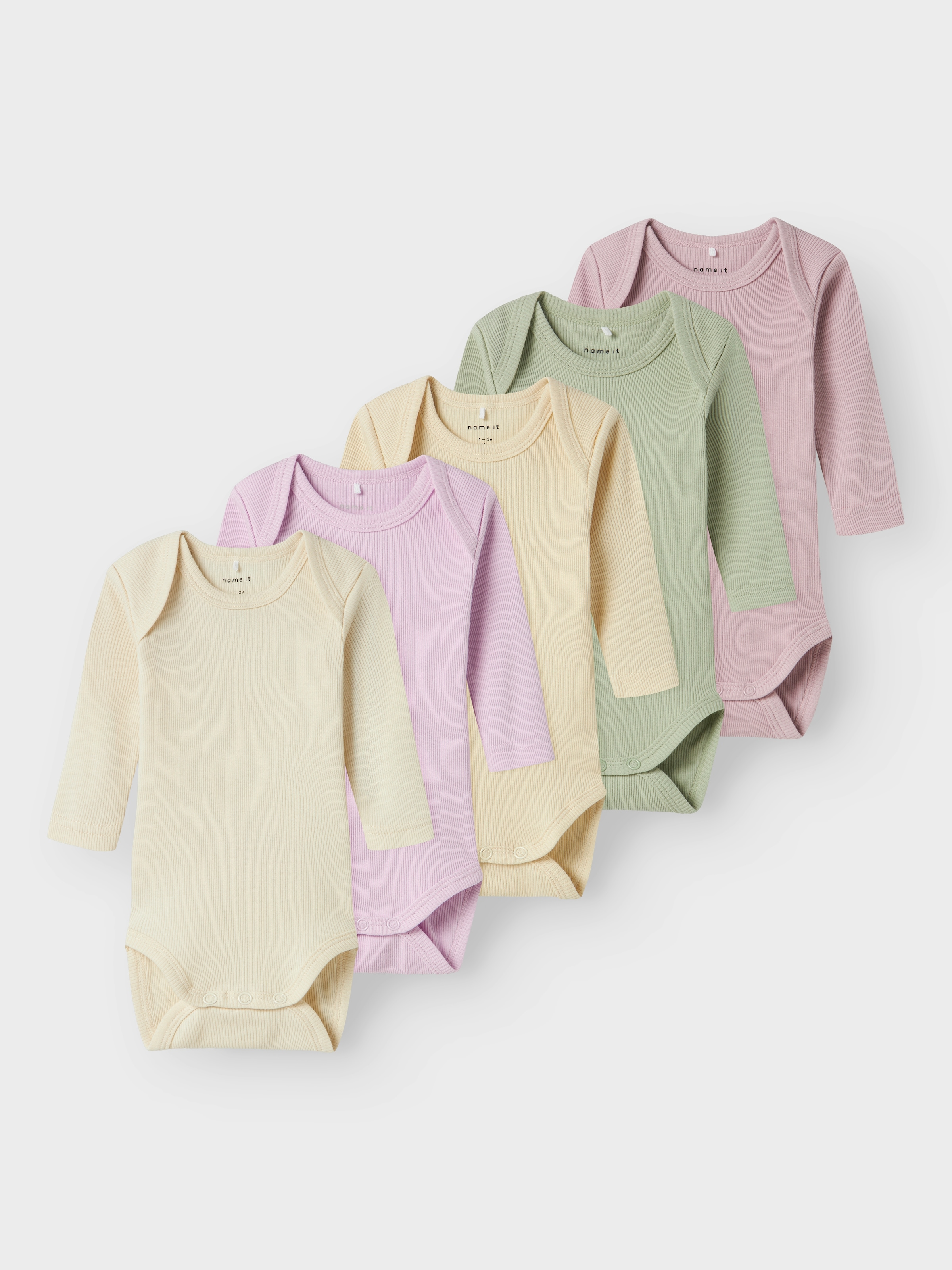 Name It Langarmbody »NBNBODY 5P LS SOLID RIB NOOS«