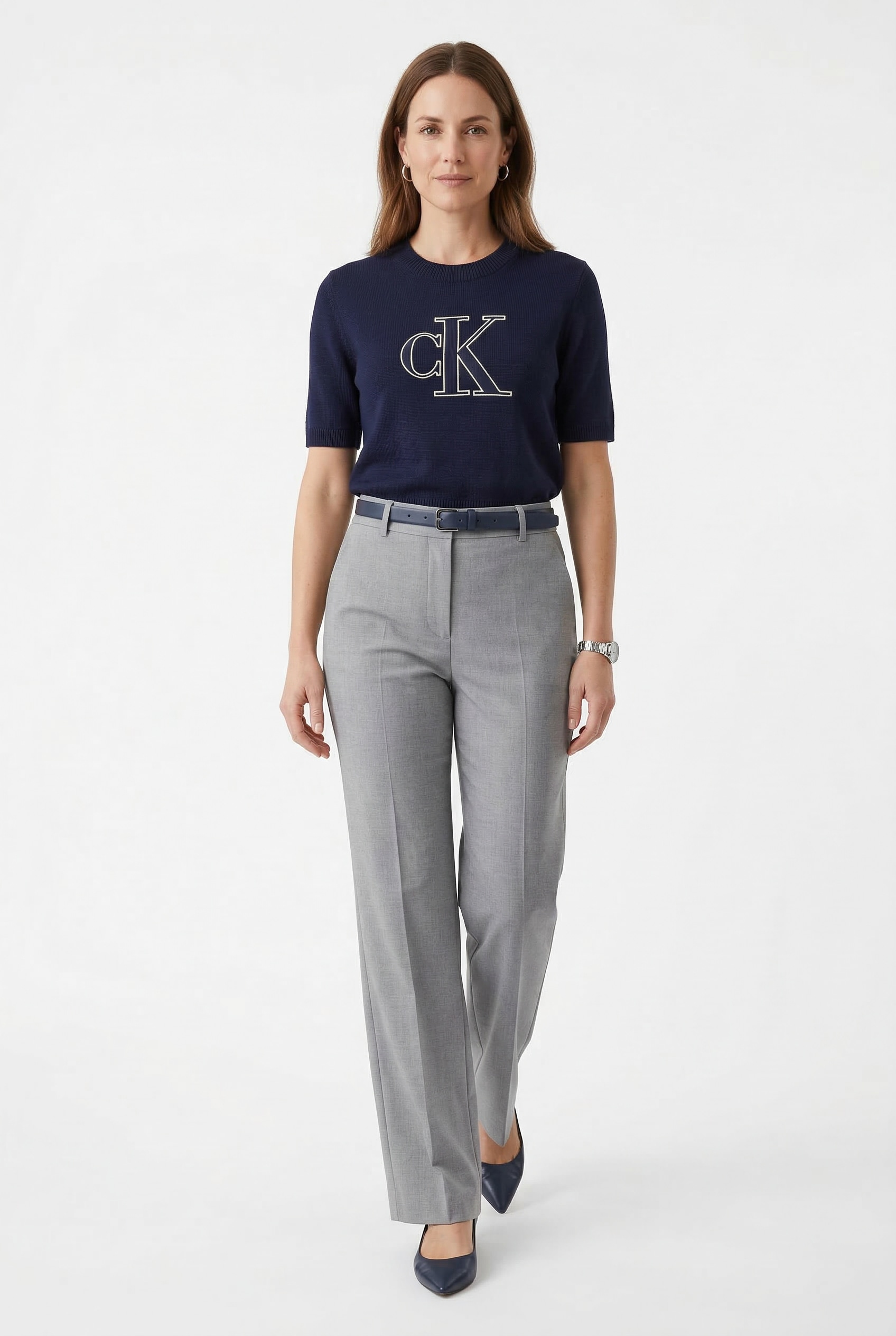 Calvin Klein Jeans Kurzarmpullover Regular fit, mit Logoschriftzug günstig online kaufen