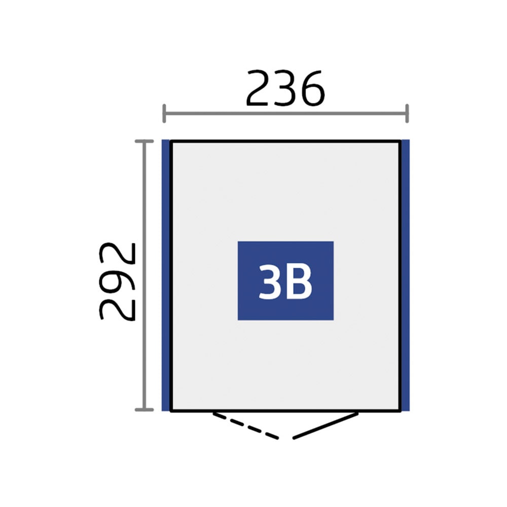 Biohort Gerätehaus »Neo 3B ST« Metall