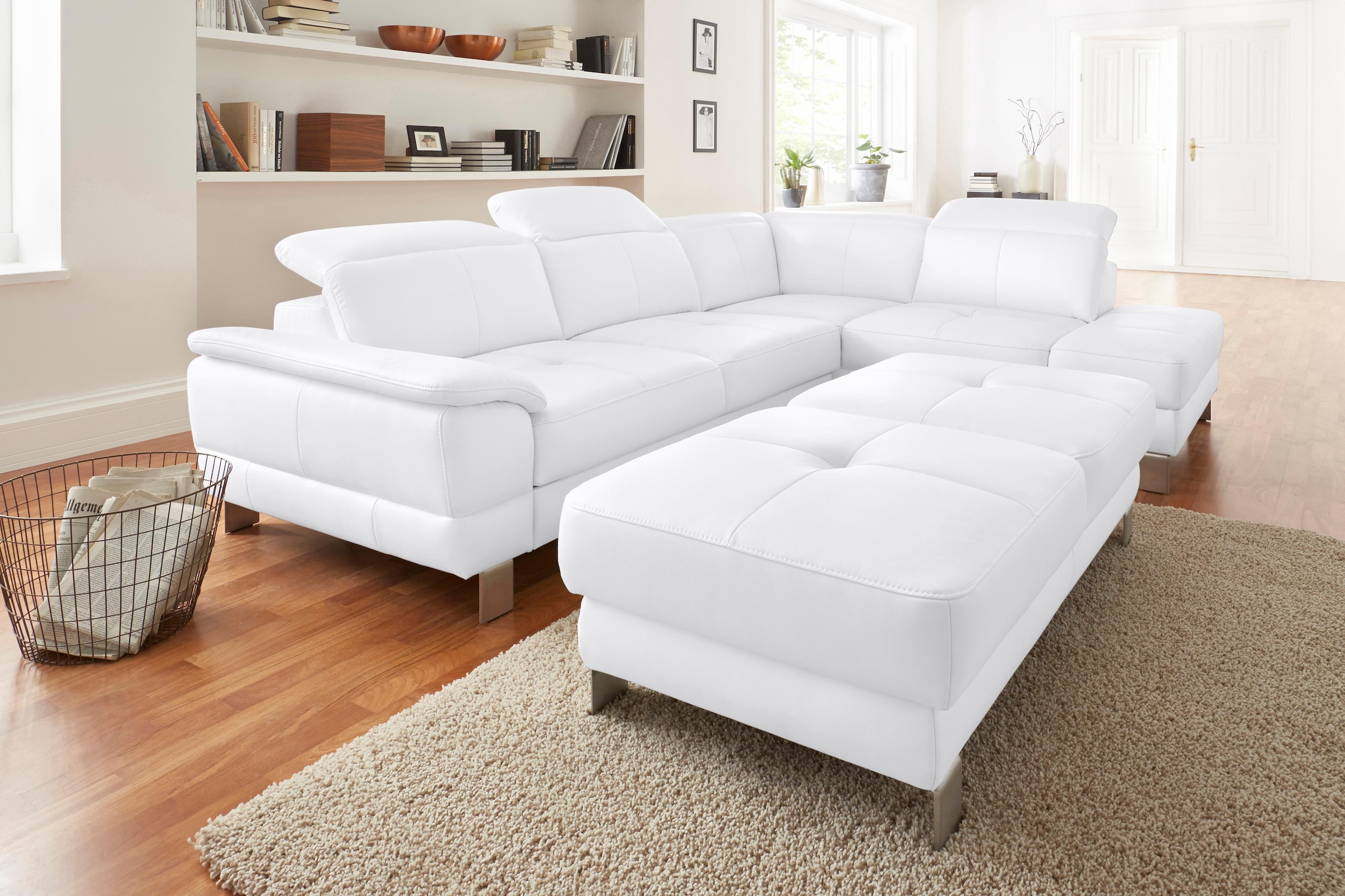 exxpo - sofa fashion Ecksofa "Mantua, bequem, inkl. Kopfteilfunktion, Breit günstig online kaufen