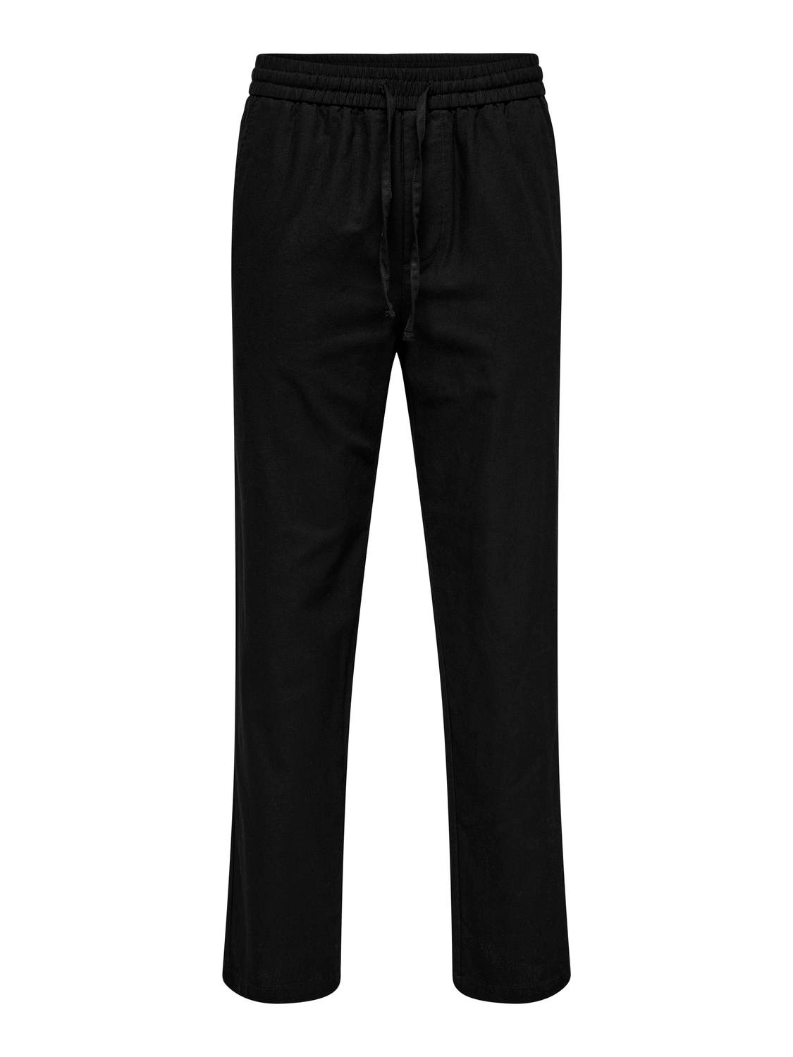 ONLY & SONS Trainingshose »ONSSINUS LOOSE 0007 COT LIN PANT NOOS«