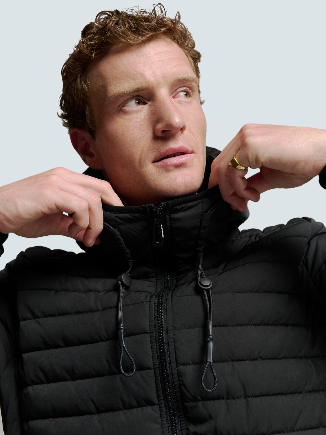NO EXCESS Leichtdaunenjacke »No Excess Kapuzen-Jacke«
