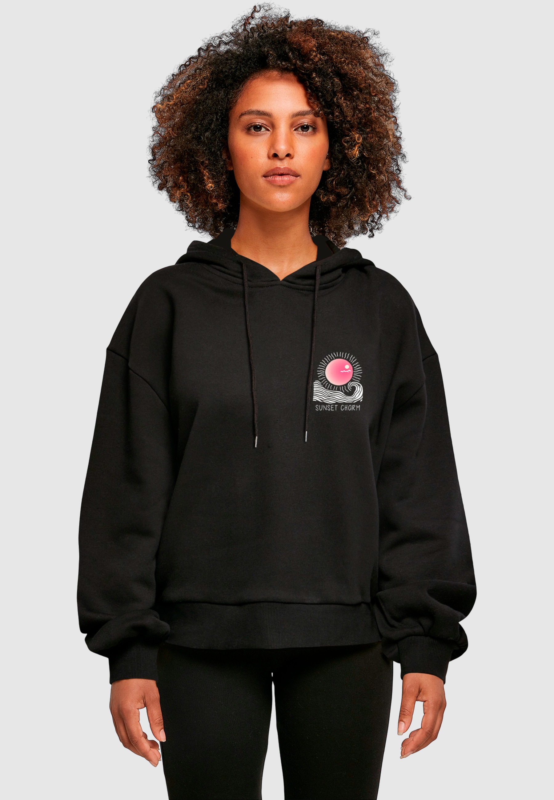 Mc Clothes Sunset Charm Kapuzenpulli Schwarz S 2