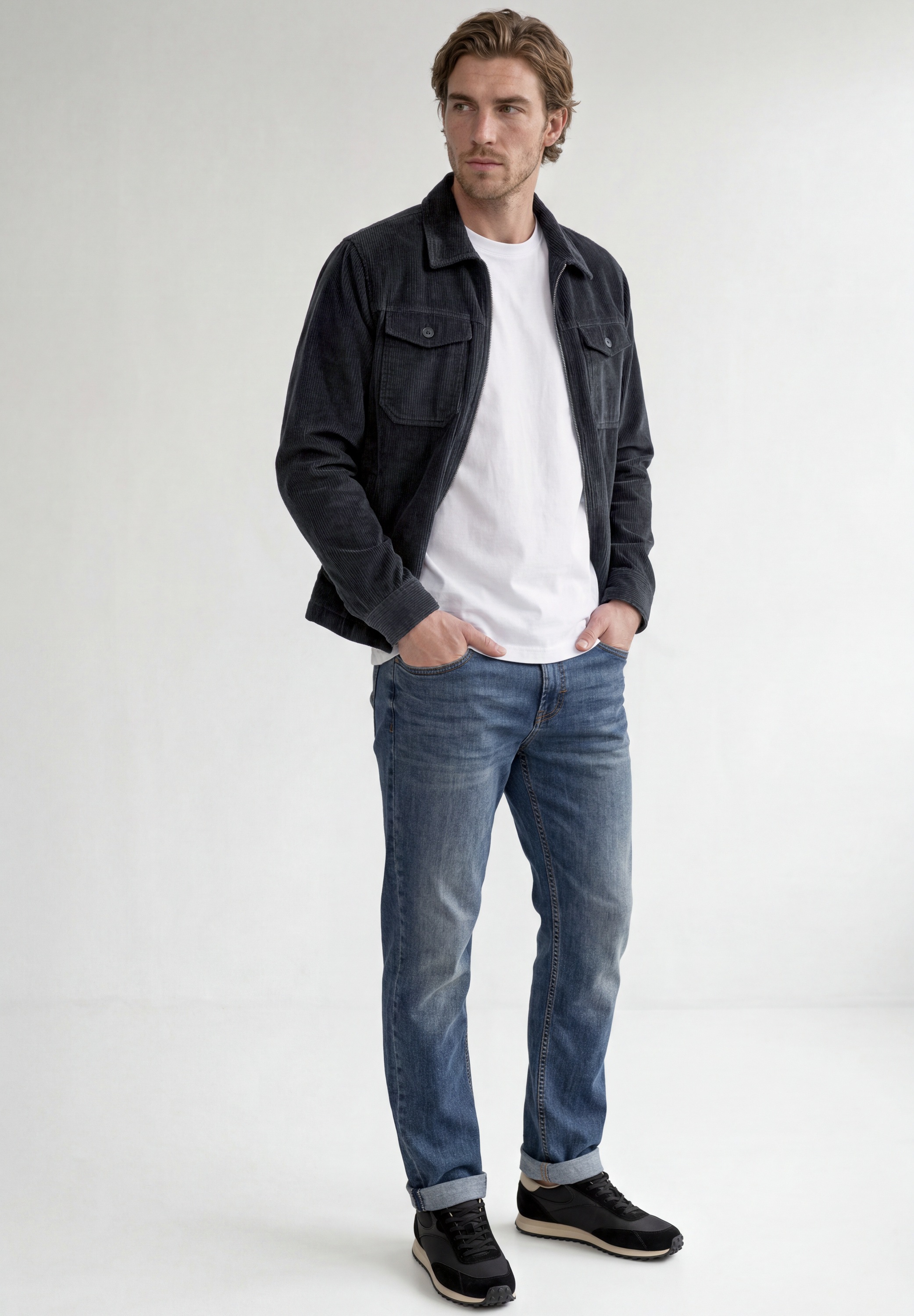 STREET ONE MEN Sakko in Cord-Optik