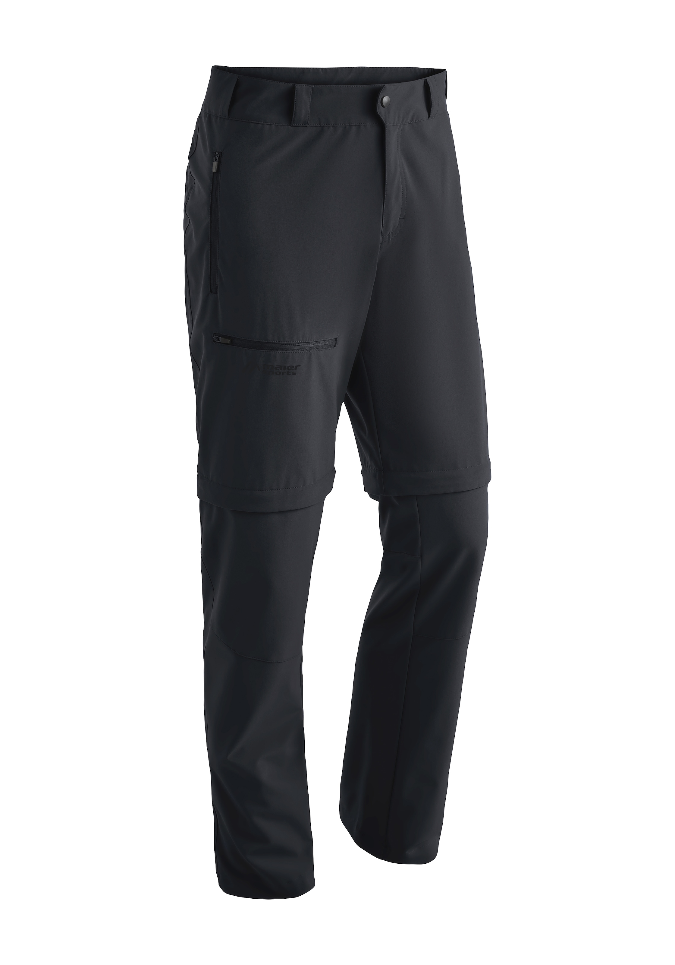 Maier Sports Funktionshose "Latit Zip M", Herren Wanderhose, zipp-off Outdoor-Hose, 4 Taschen, Regular Fit