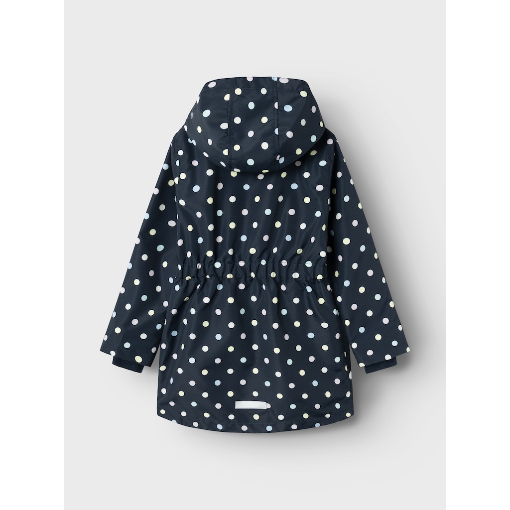 Name It Regenjacke »NKFMAXI JACKET LONG DOT«