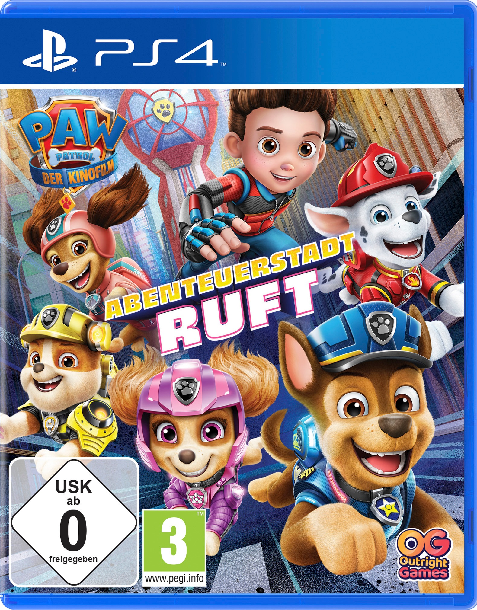 Outright Games Spielesoftware »Paw Patrol - Der Kinofilm Abenteuerstadt ruft«, PlayStation 4