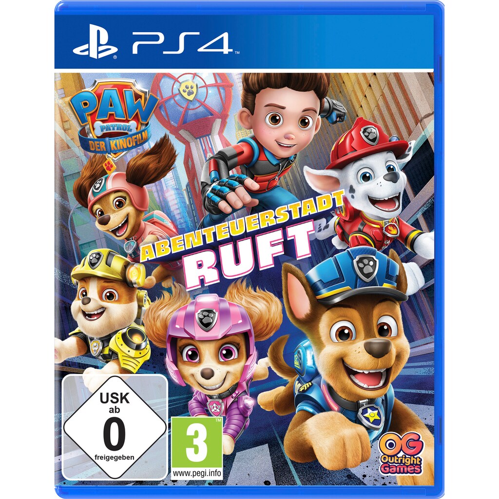 Outright Games Spielesoftware »Paw Patrol - Der Kinofilm Abenteuerstadt ruft«, PlayStation 4