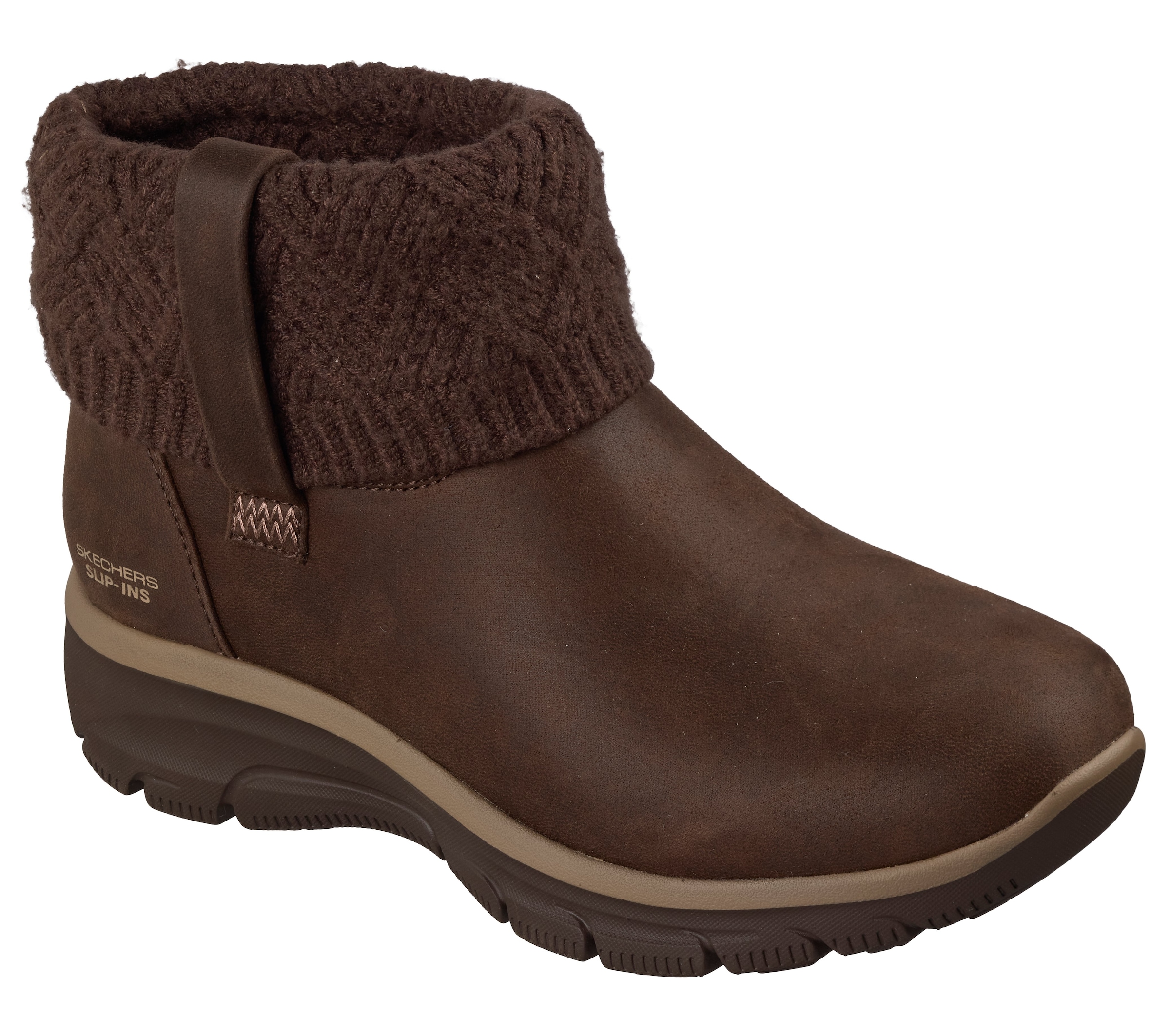Skechers Winterboots »EASY GOING-«  Winterstiefelette, Boots mit Strickeinsatz am Schaft