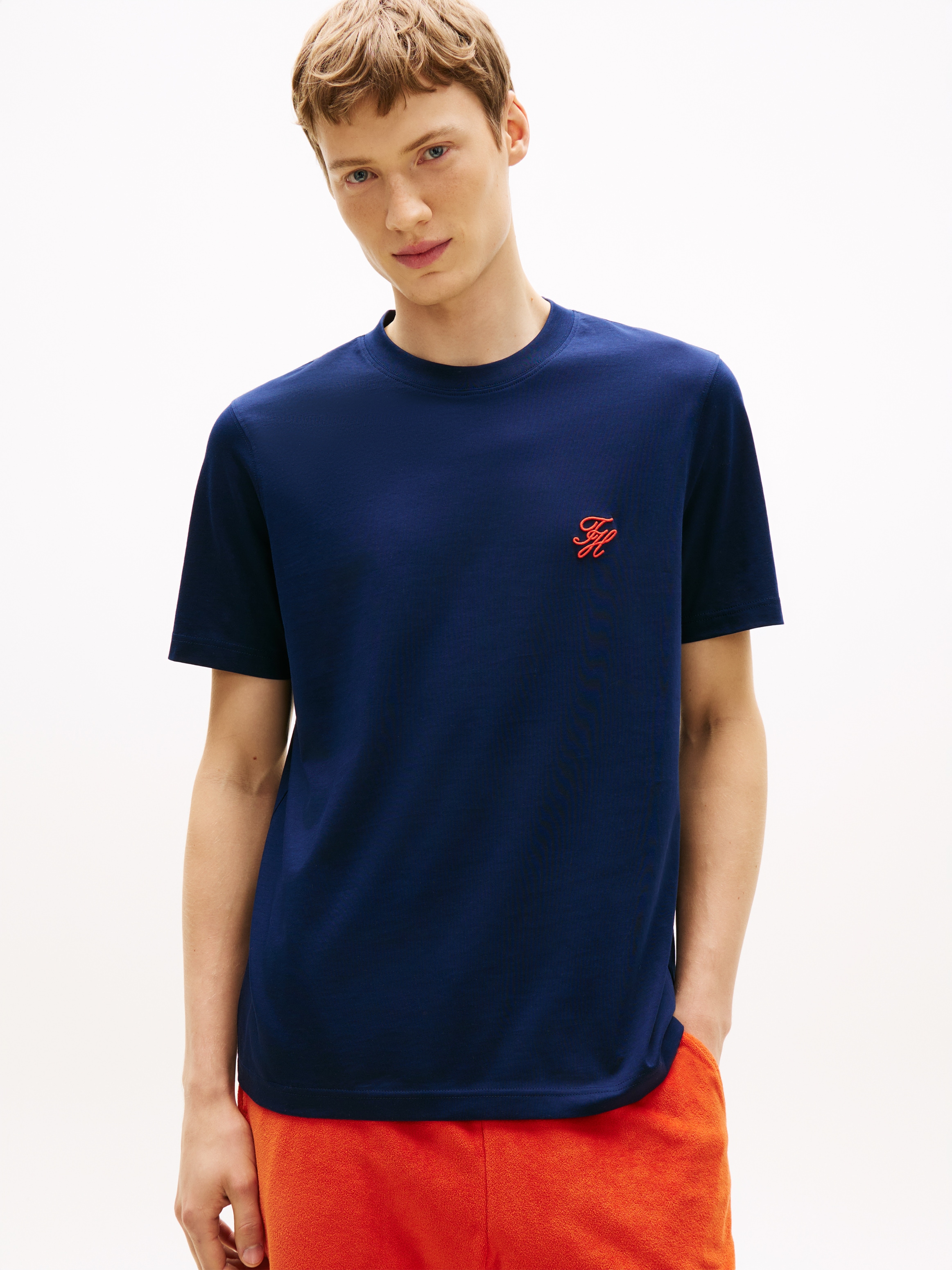 Tommy Hilfiger T-Shirt "SCRIPT MONOGRAM SWIMSHOP" aus Jersey mit Logo-Stickerei