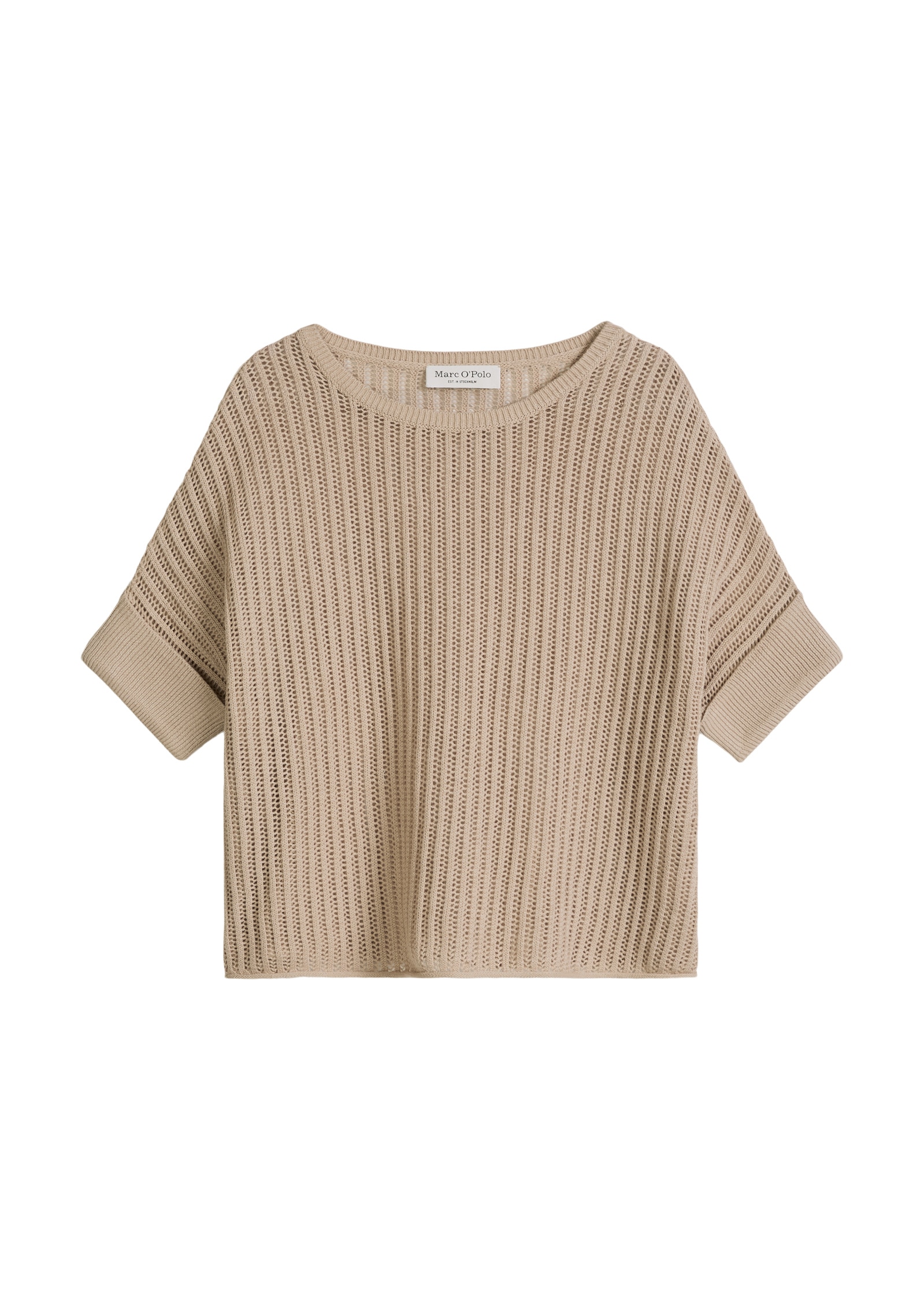 Marc O'Polo Strickpullover »aus Organic Cotton-Leinen-Mix«