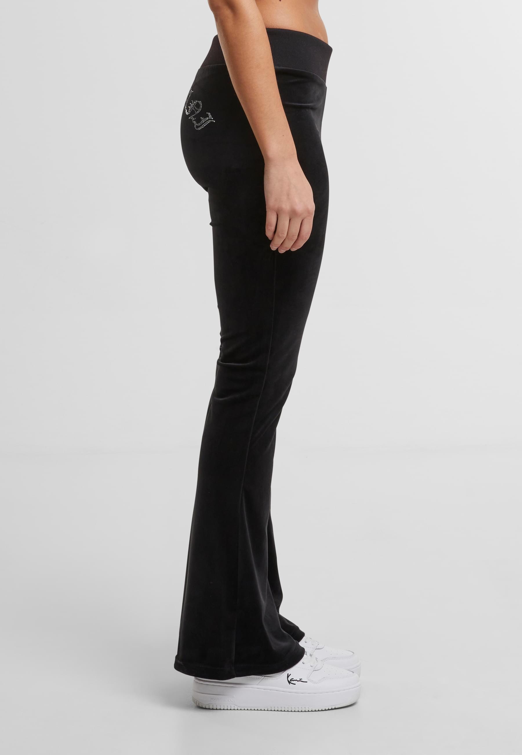 Karl Kani Jogginghose »Karl Kani KW251-035-1 Signature Rhinestone Velours Trackpants«, (1 tlg.)