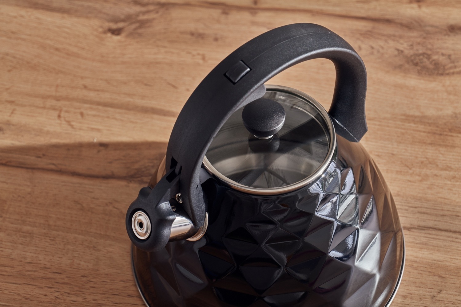RESTO Kitchenware Wasserkessel »Almaaz, im Geschenkkarton«, Edelstahl 18/10, (2 tlg.), Flötenkessel, geeignet für alle Herdarten, auch Induktion