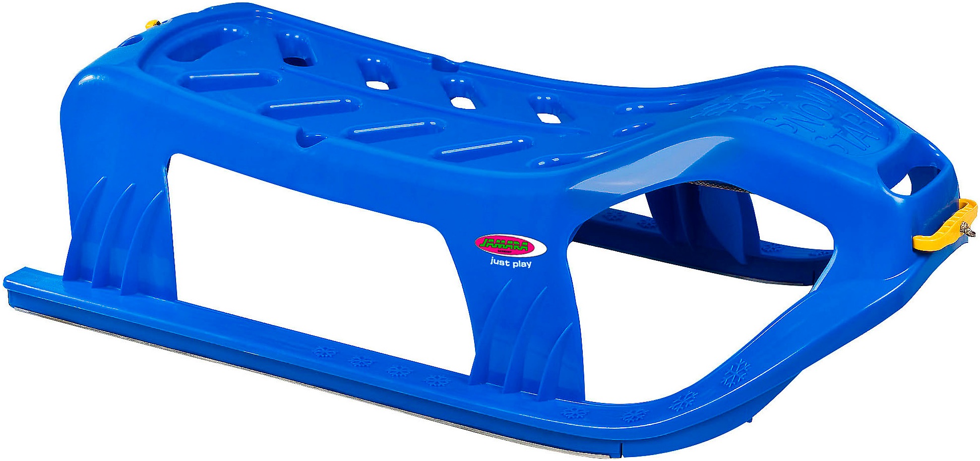 JAMARA Kinder Schlitten "Snow Play Schlitten Snow-Star 90 cm"blau, Kunststoff, B:46cm H:29cm L:90cm, Schlitten, Made in Europe