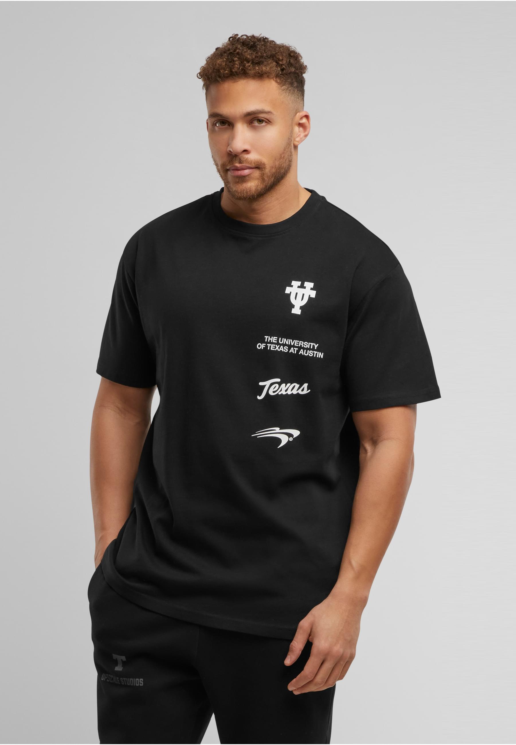 Thumbnail - Upscale by Mister Tee T-Shirt "Upscale by Mister Tee Texas Longhorns Leather Oversize Tee" 1 Stk.