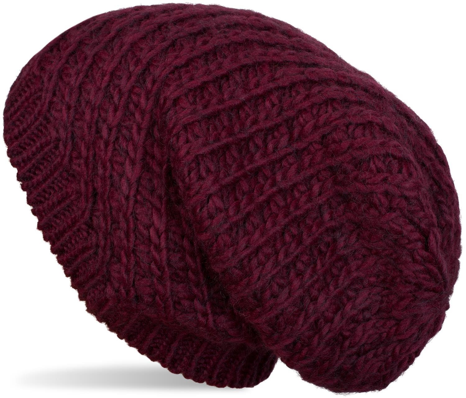 styleBREAKER Strickmütze "Grobstrick Beanie Mütze" 1 Stk.