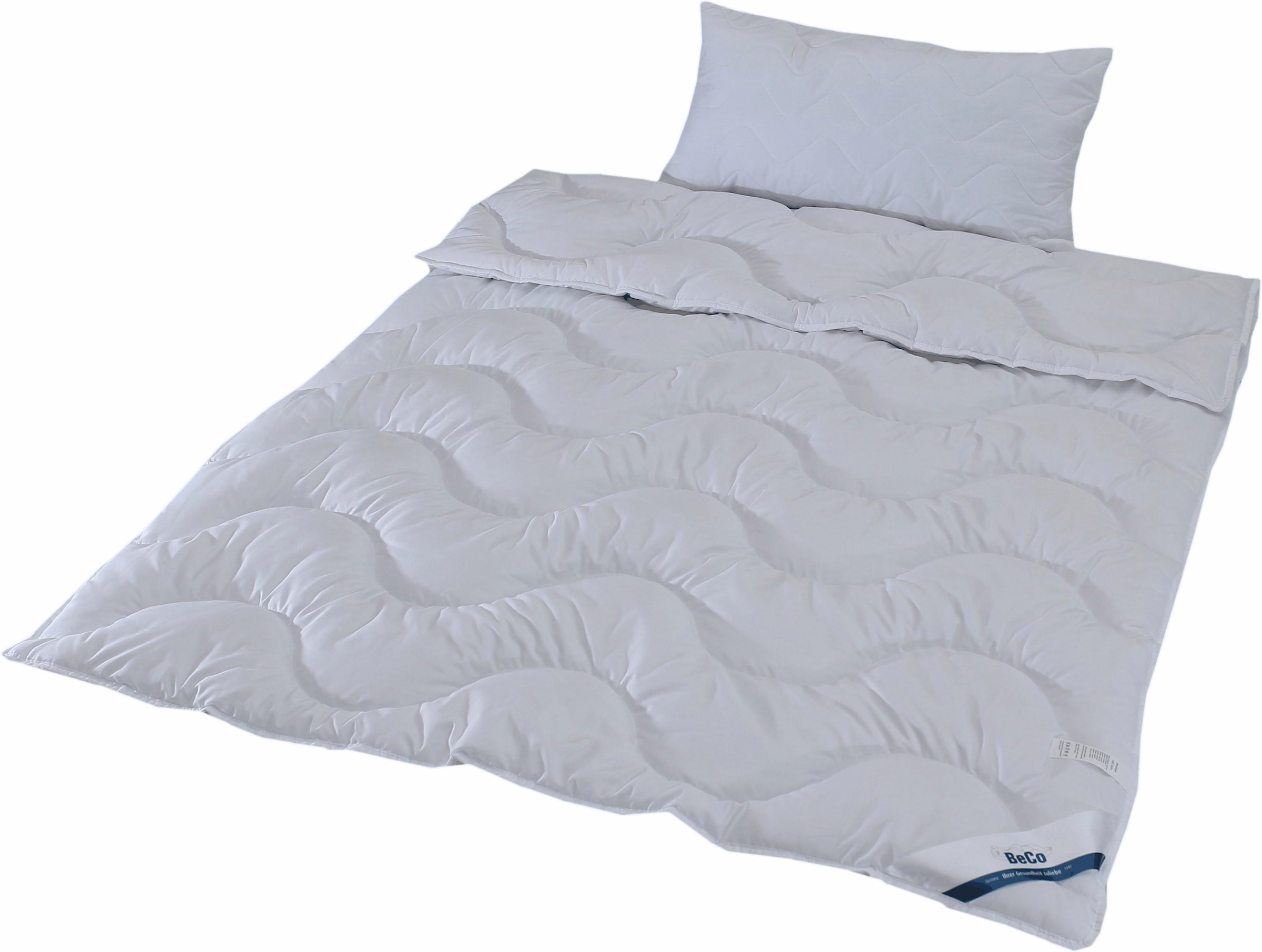 Beco Bettdecke + Kopfkissen »Sale, 2-Tlg. Set«, (Spar-Set), Bettdecke in 135x200 und Kissen in 40x80 cm