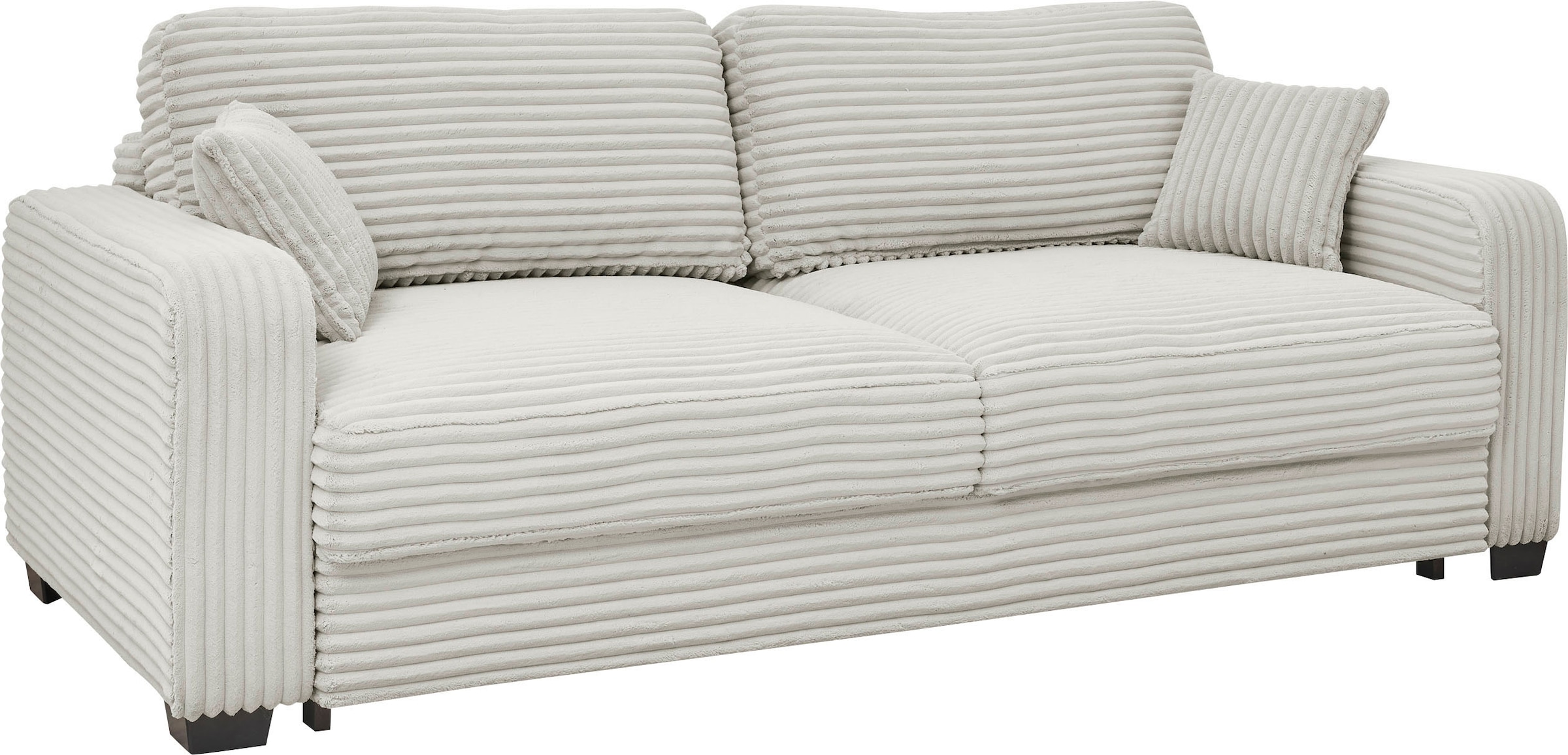 ED EXCITING DESIGN Schlafsofa »Carrara«, mit Bettkasten & 2 Zierkissen
