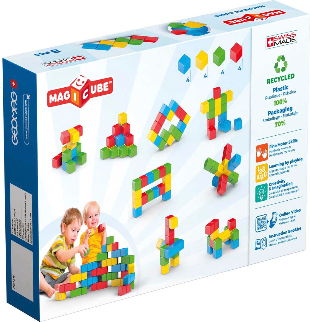Geomag™ Magnetspielbausteine »GEOMAG™ Magicube Creative Set«, (8 St.), Made in Europe