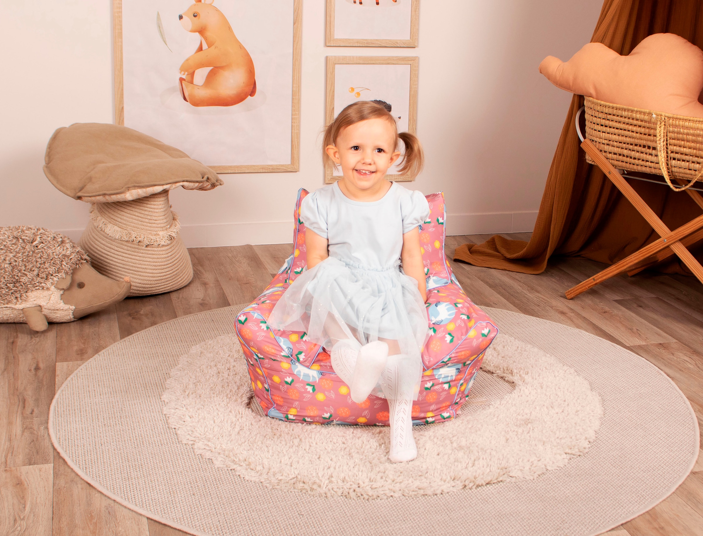 Knorrtoys® Sitzsack »Einhorn pink« für Kinder; Made in Europe