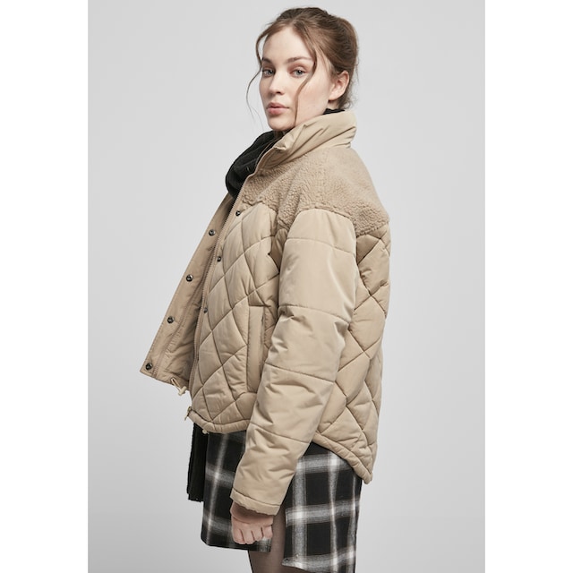 URBAN CLASSICS Winterjacke »Damen Ladies Oversized Diamond Quilt Puffer  Jacket«, (1 St.), ohne Kapuze für kaufen | BAUR
