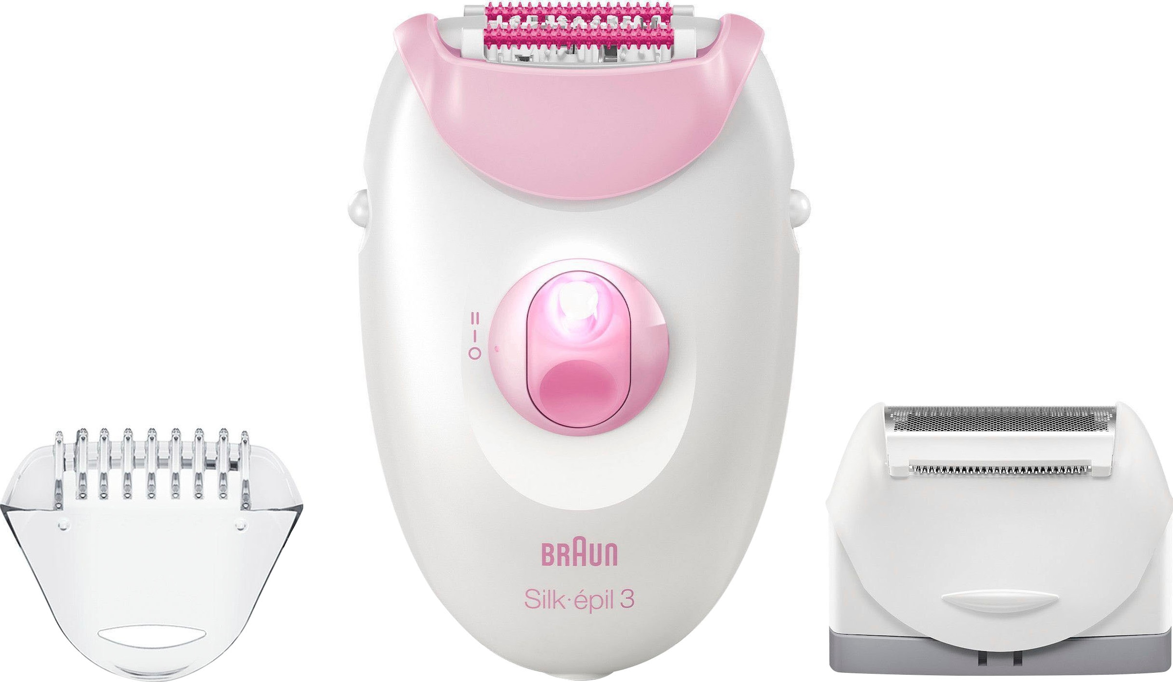 Braun Epilierer »Silk-épil 3 3-270«, 3 St. Aufsätze, Kabelgebundener  Epilierer | BAUR