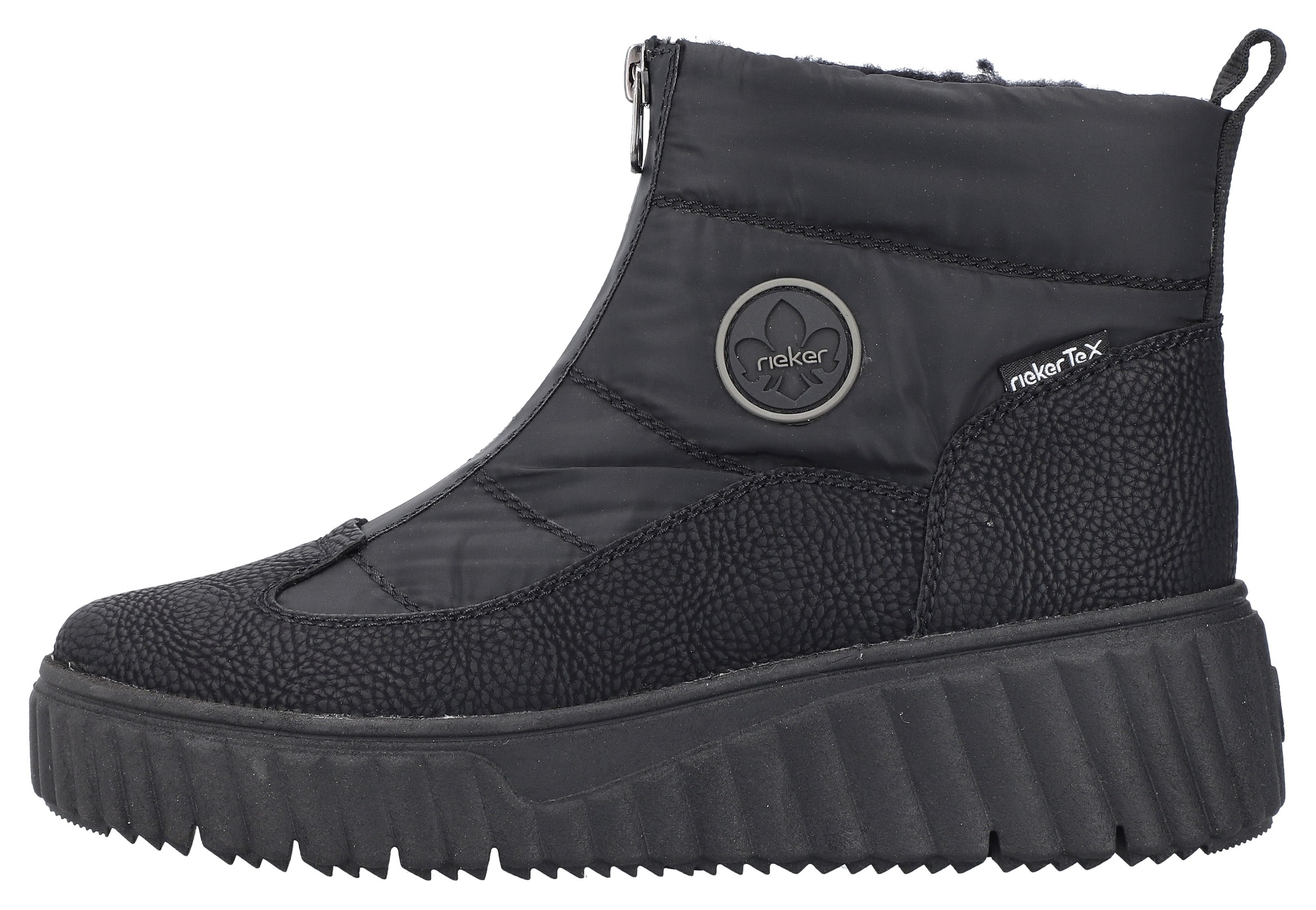 Rieker Winterboots, Outdoorboots, Snowboots mit Reißverschluss am Rist